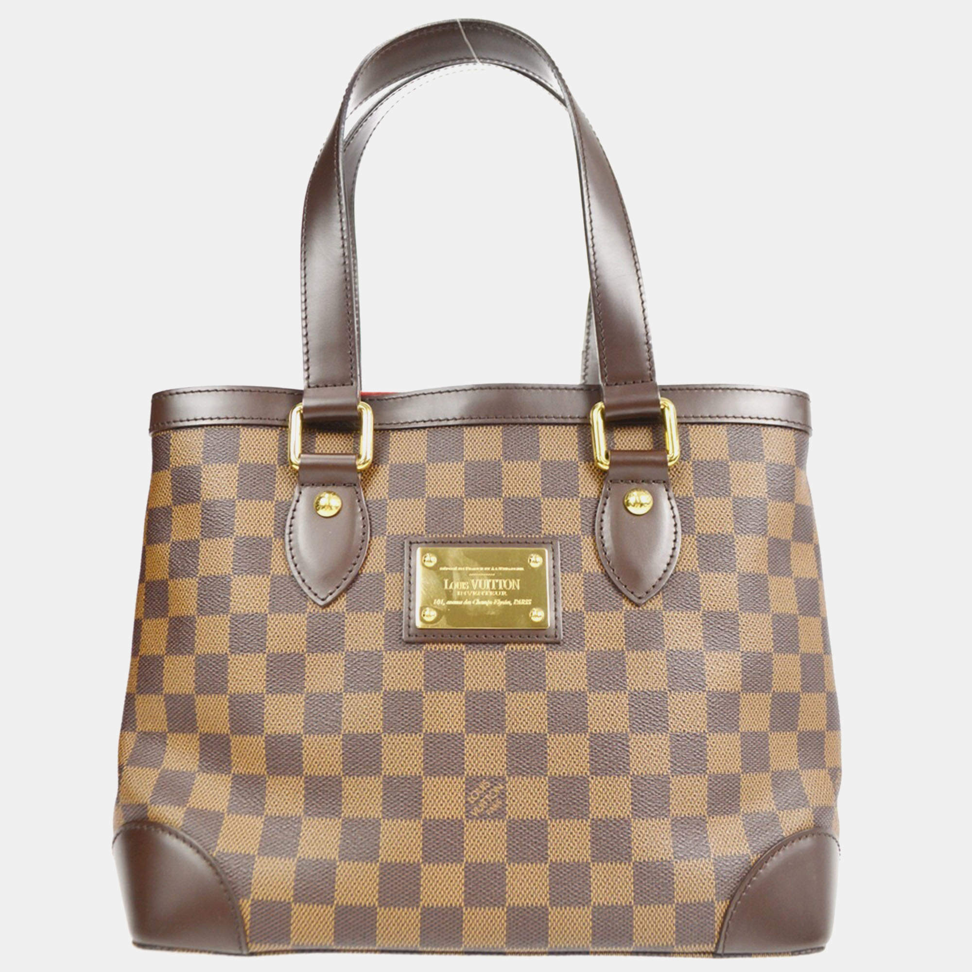 Pre Owned Louis Vuitton Damier Hampstead Pm Tote Handbag