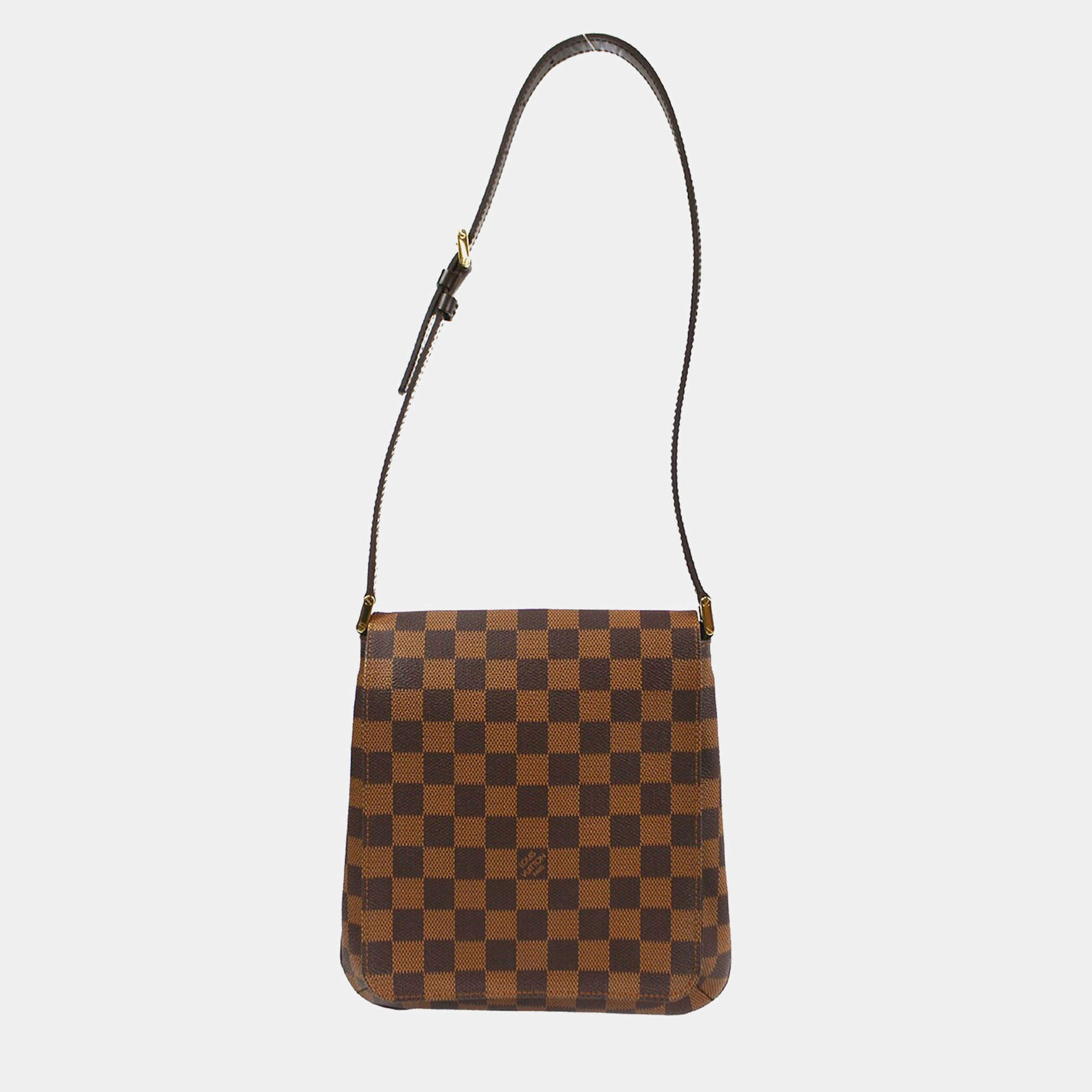 مملوكة مسبقًا Louis Vuitton Damier Musette Salsa Coated Canvas Shoulder Bag