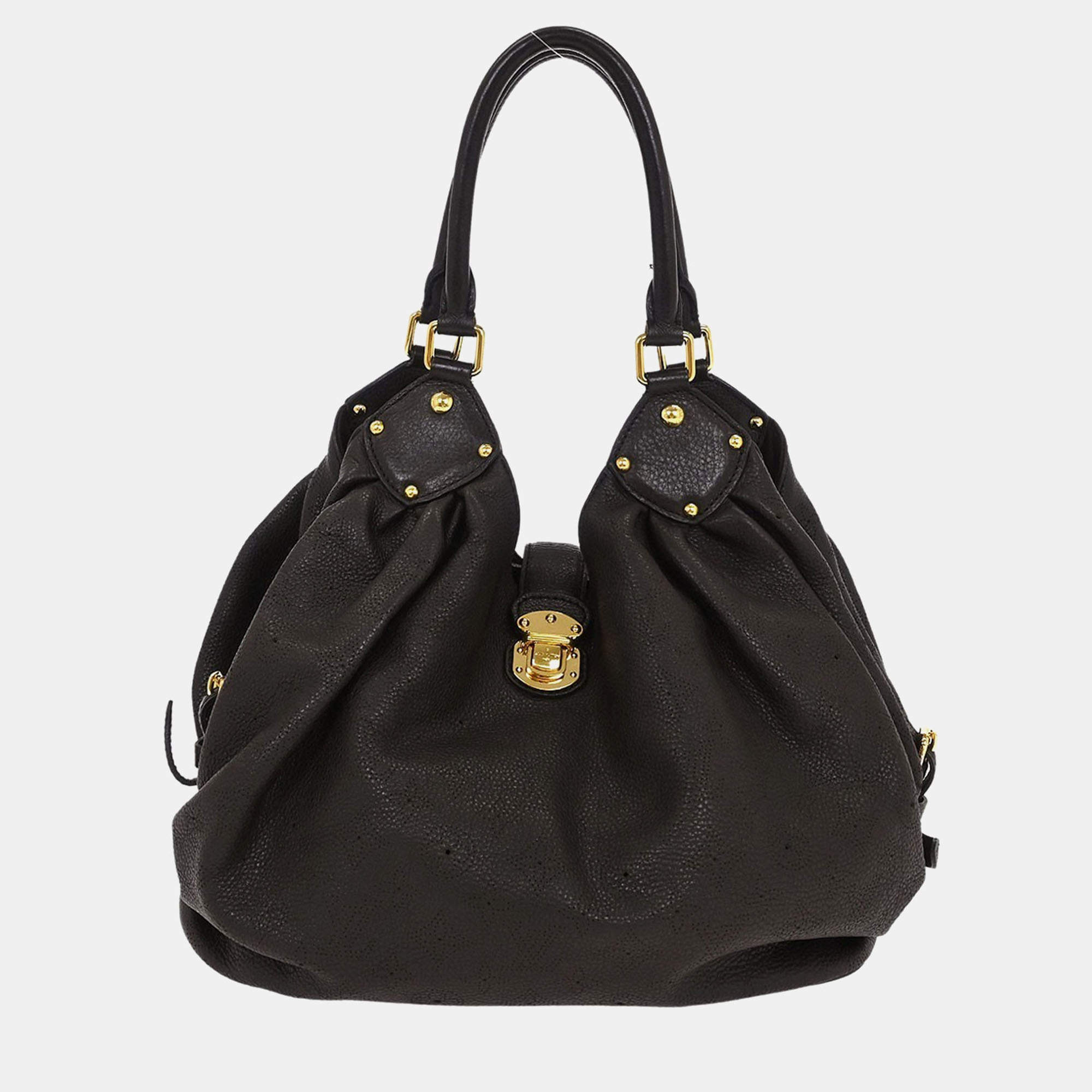مملوكة مسبقًا Louis Vuitton Brown Mahina L Hobo Handbag