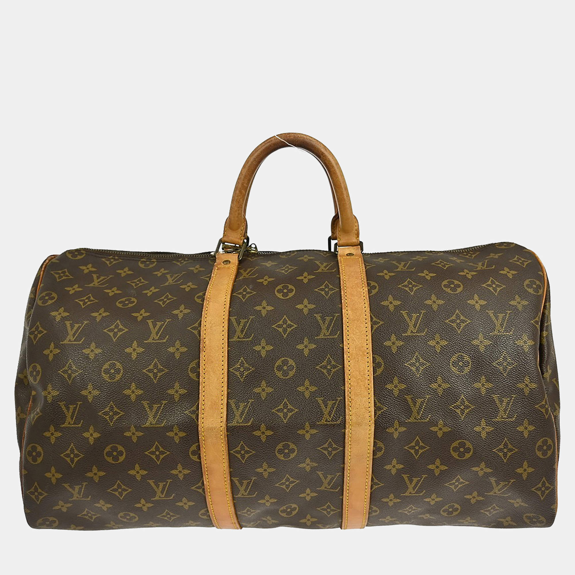 مملوكة مسبقًا Louis Vuitton Keepall 50 Travel Handbag Monogram