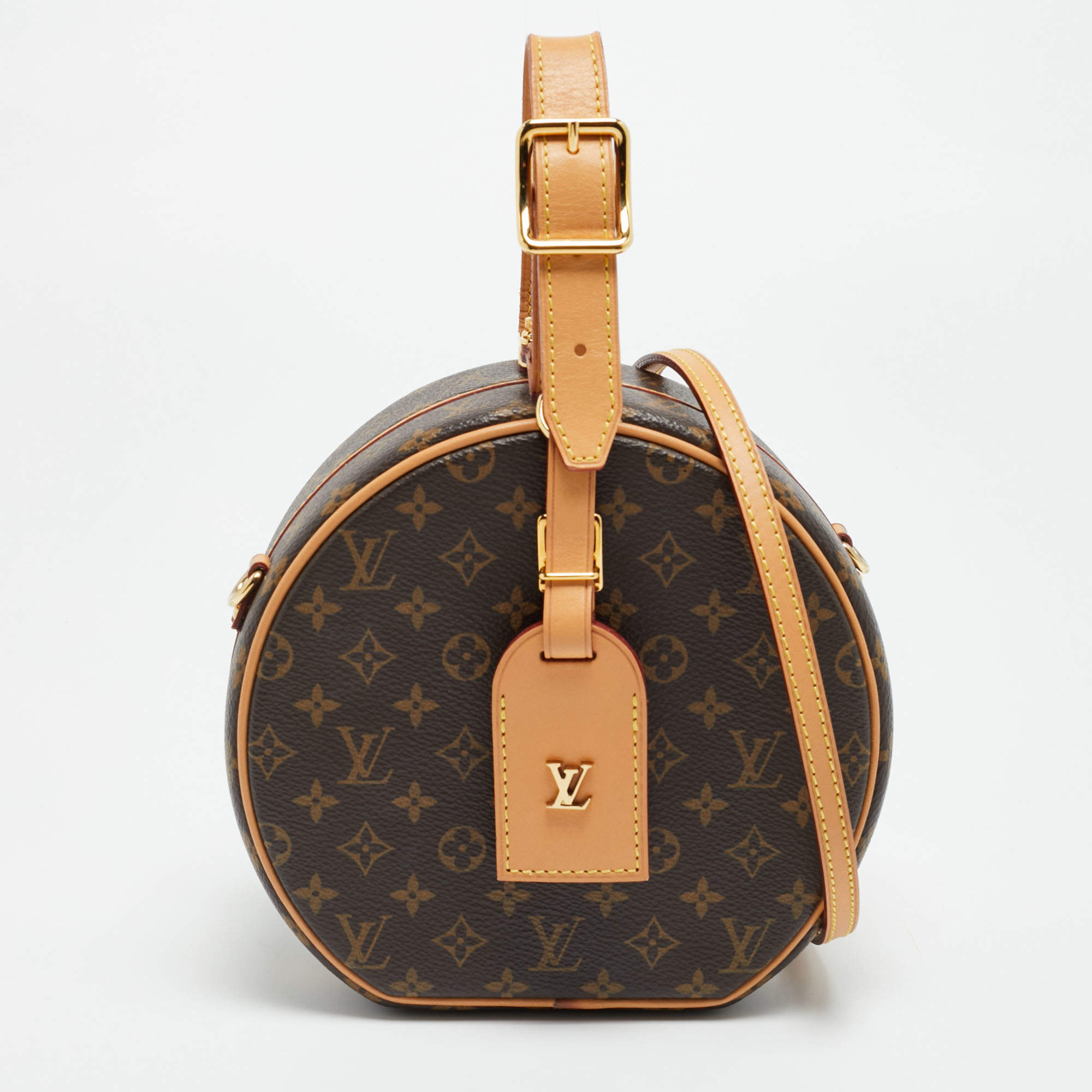 Pre Owned Louis Vuitton Petite Boite Chapeau Monogram Canvas Bag