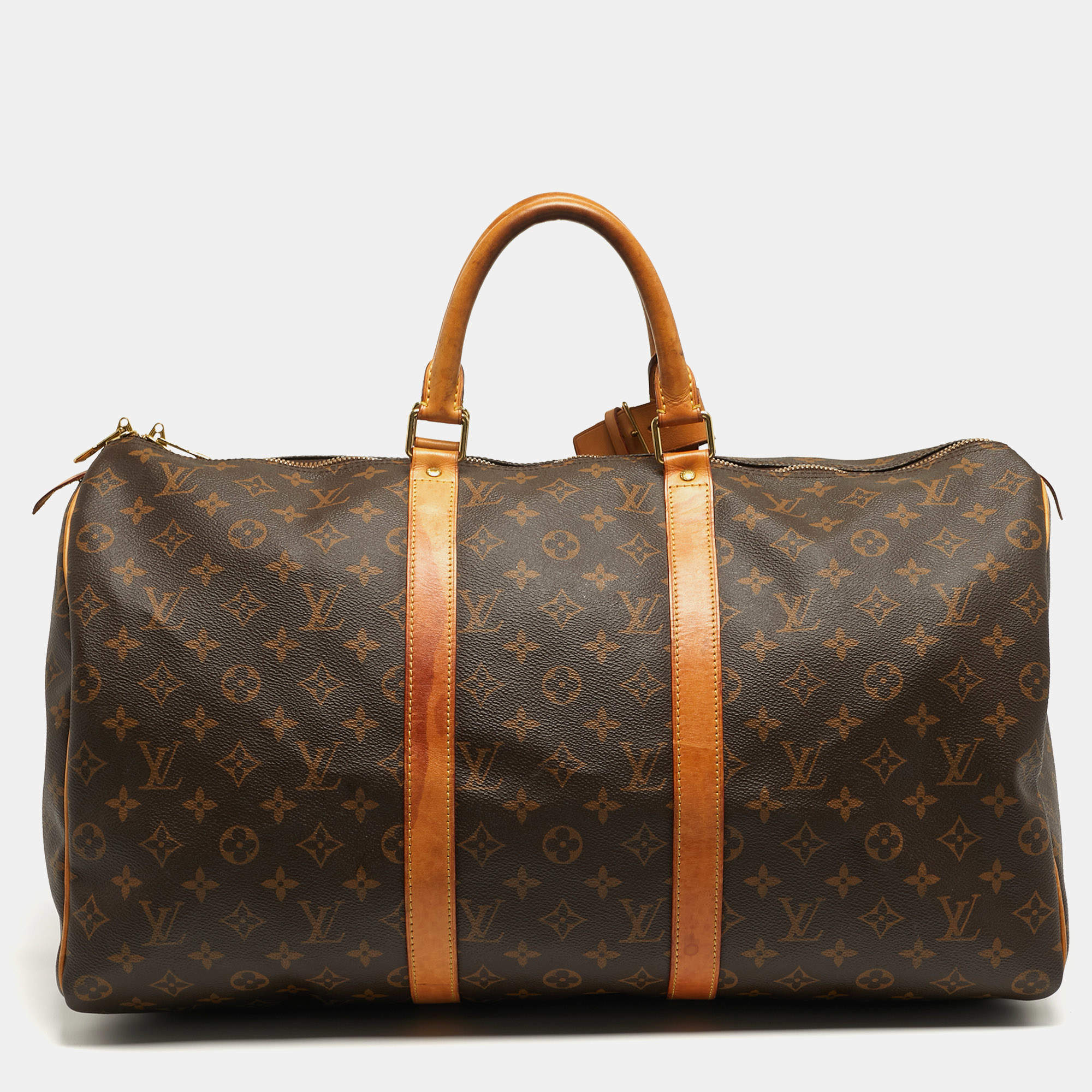 مملوكة مسبقًا Louis Vuitton Keepall 50 Monogram Canvas Bag