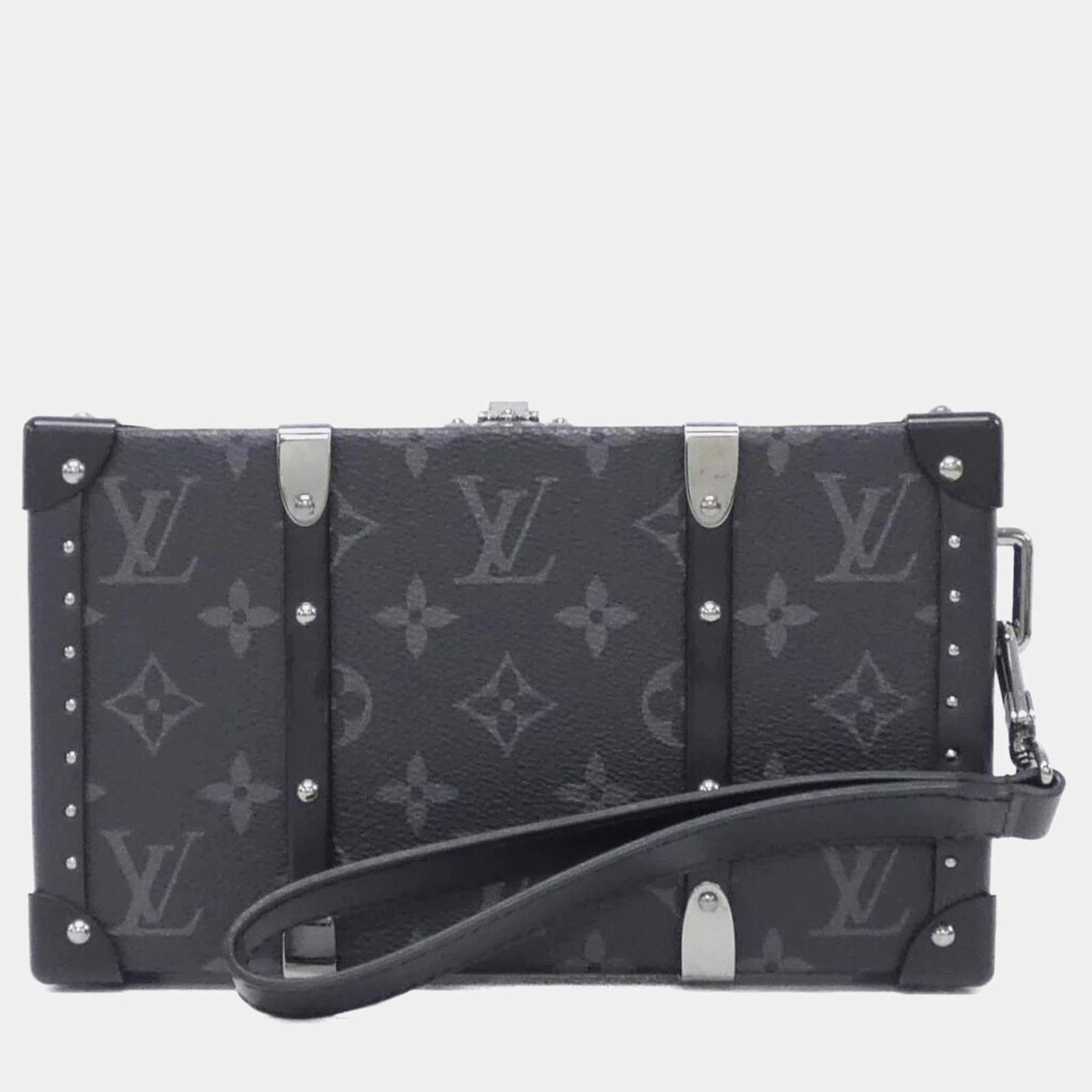 مملوكة مسبقًا Louis Vuitton Monogram Eclipse Wallet Trunk Handbag