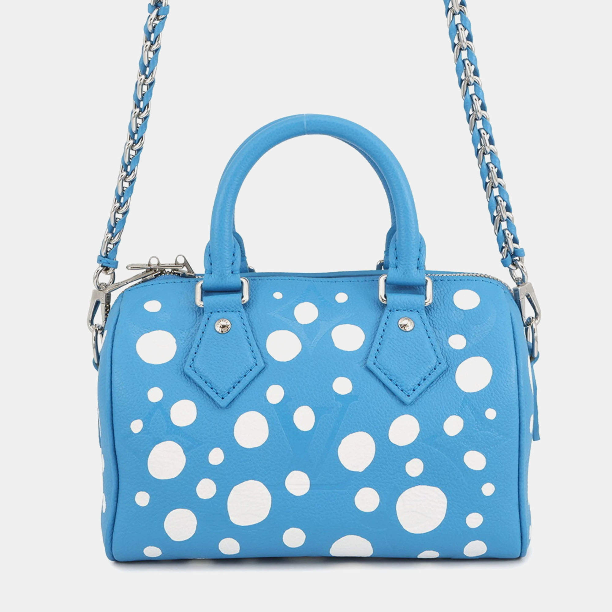 Pre Owned Louis Vuitton Monogram Empreinte Handbag Speedy Bandouliere 20