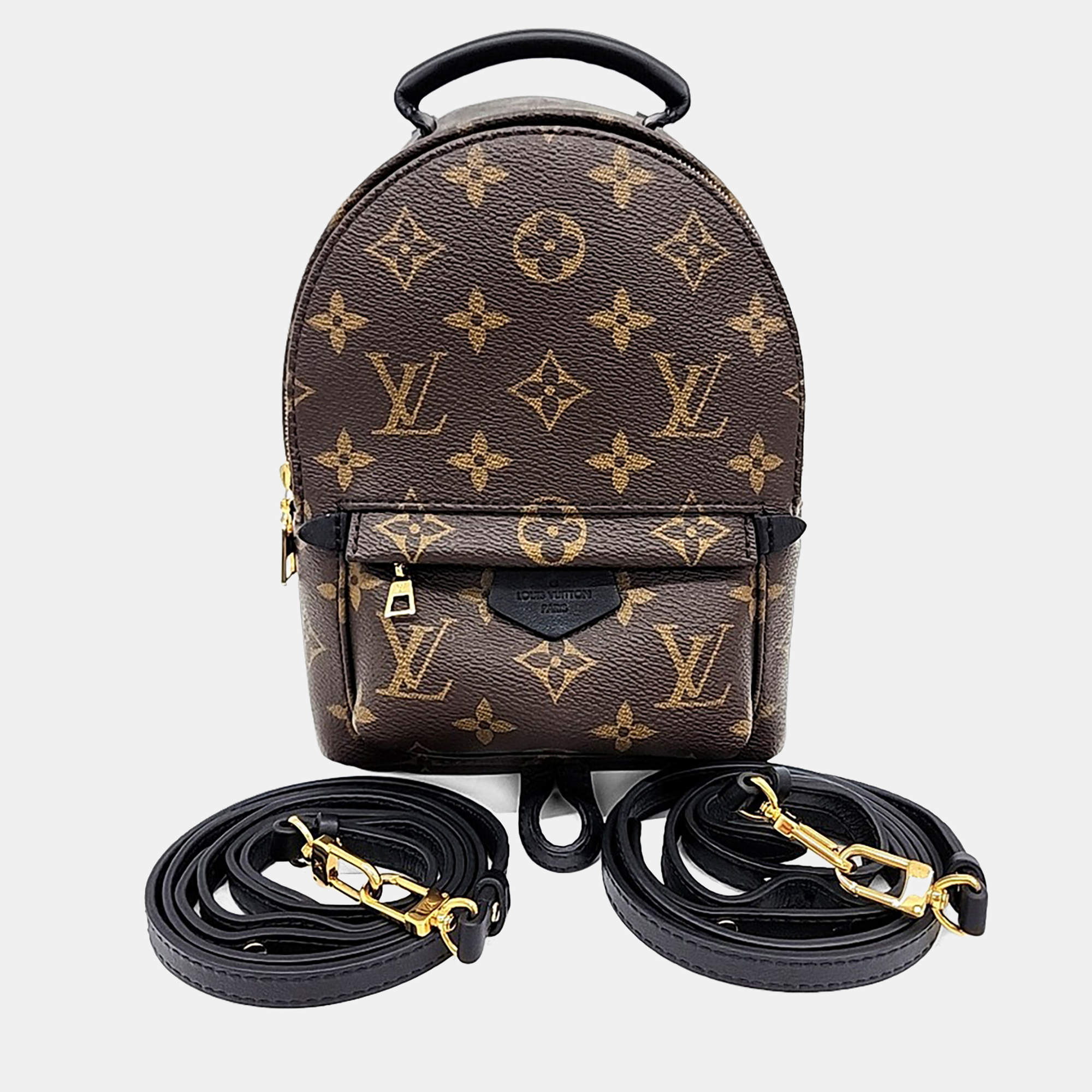 Pre Owned حقيبة ظهر لويس فيتون باللم سبرينغز قماش بني صغيرة