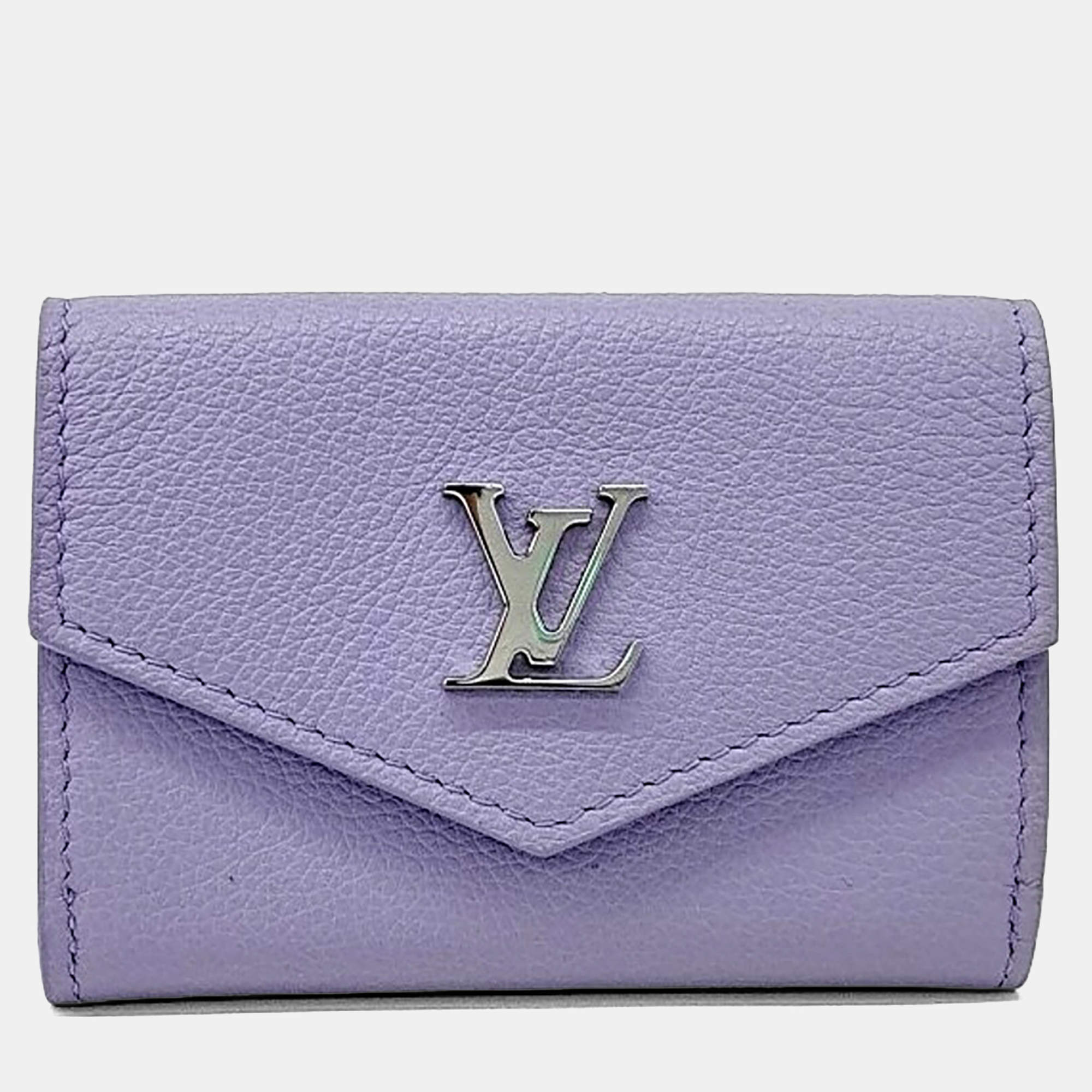 مملوكة مسبقًا Louis Vuitton Purple Leather Valentine'S Day Lockmini Wallet