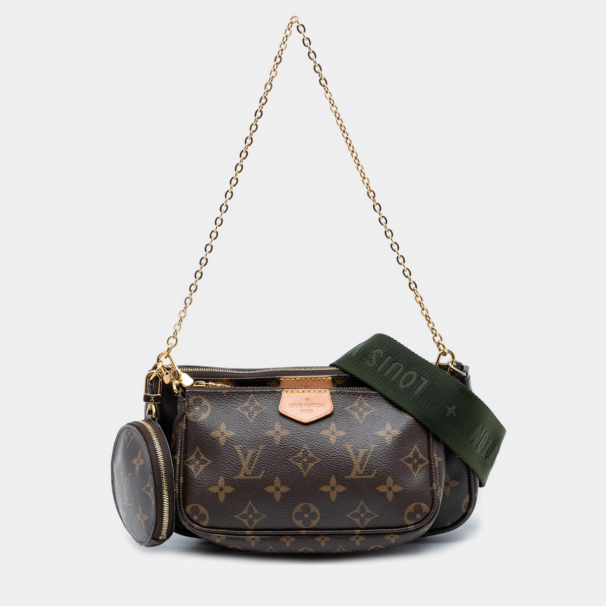 Pre Owned Louis Vuitton Brown Monogram Multi Pochette Accessoires