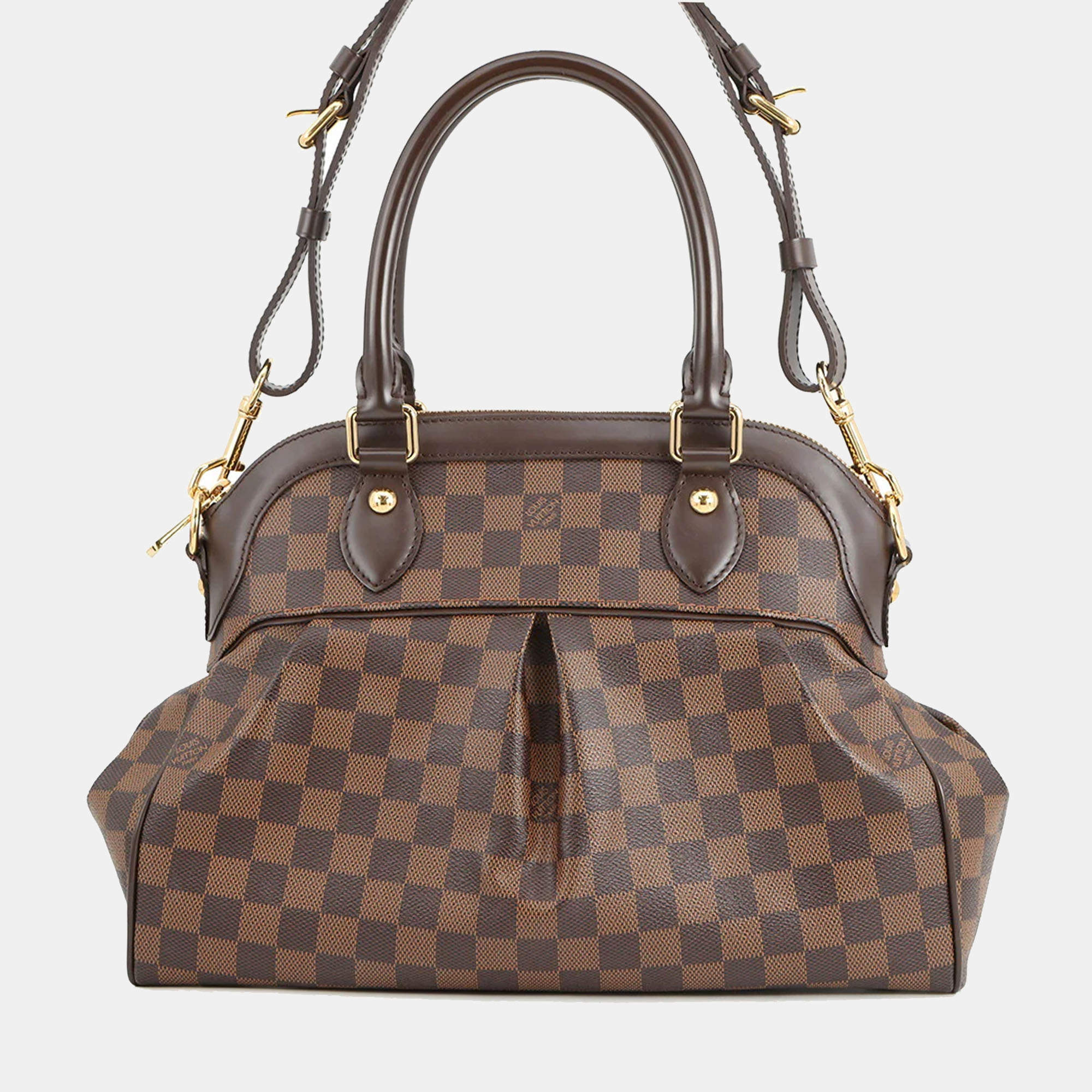 مملوكة مسبقًا Louis Vuitton Trevi Red Damier Ebene Canvas Size PM
