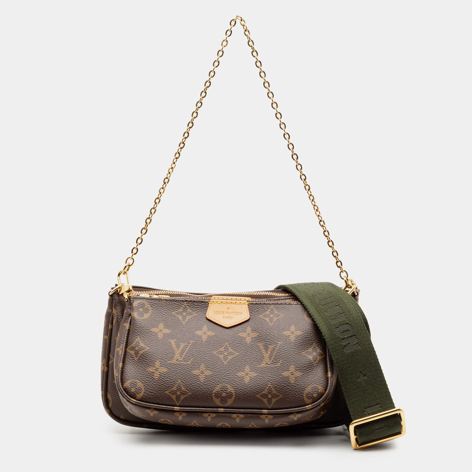 مملوكة مسبقًا Louis Vuitton Brown Monogram Multi Pochette Accessoires