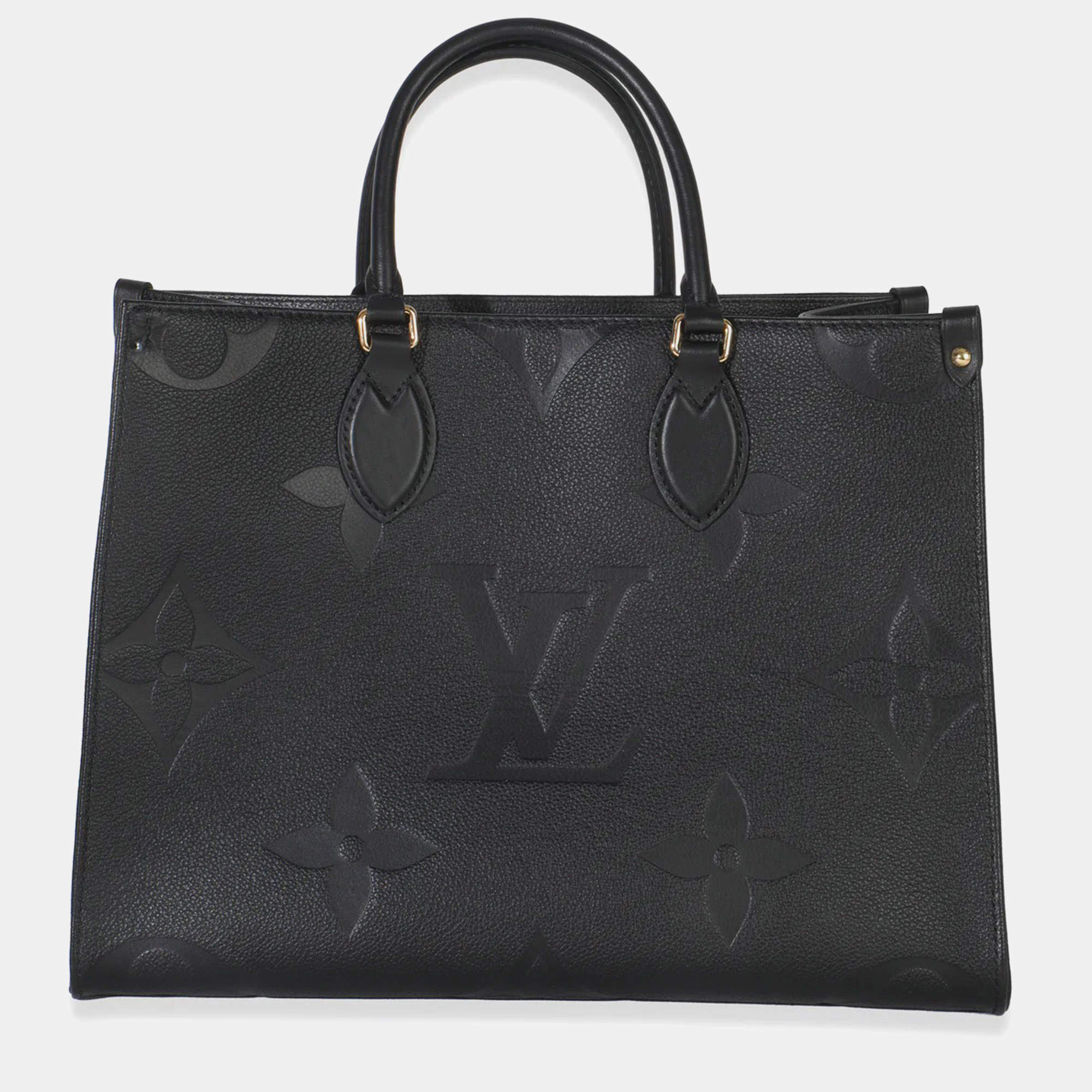 Pre Owned حقيبة لوي فيتون أون ذا غو انبرنت مونوغرام سوداء MM