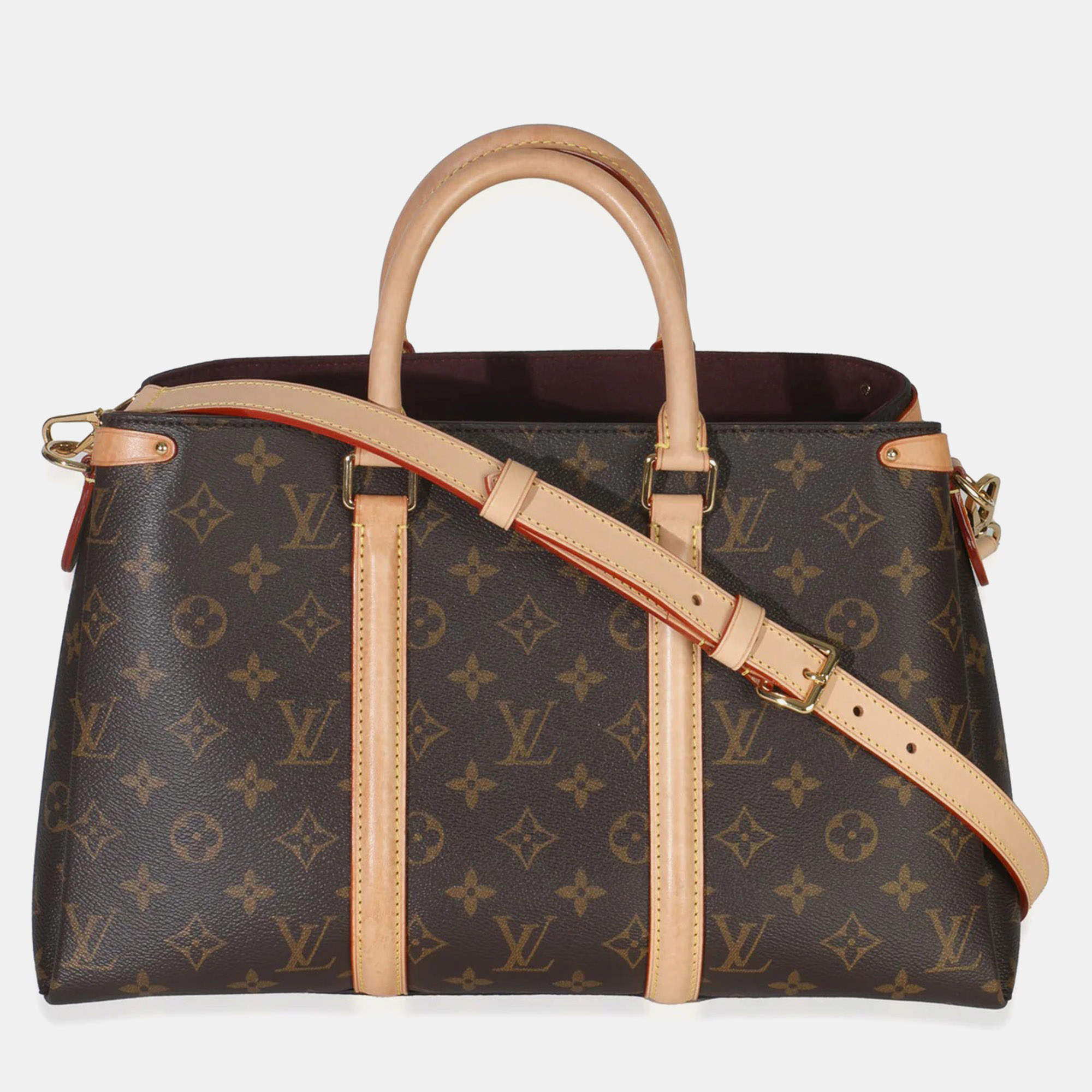Pre Owned Louis Vuitton Monogram Canvas Soufflot MM NM