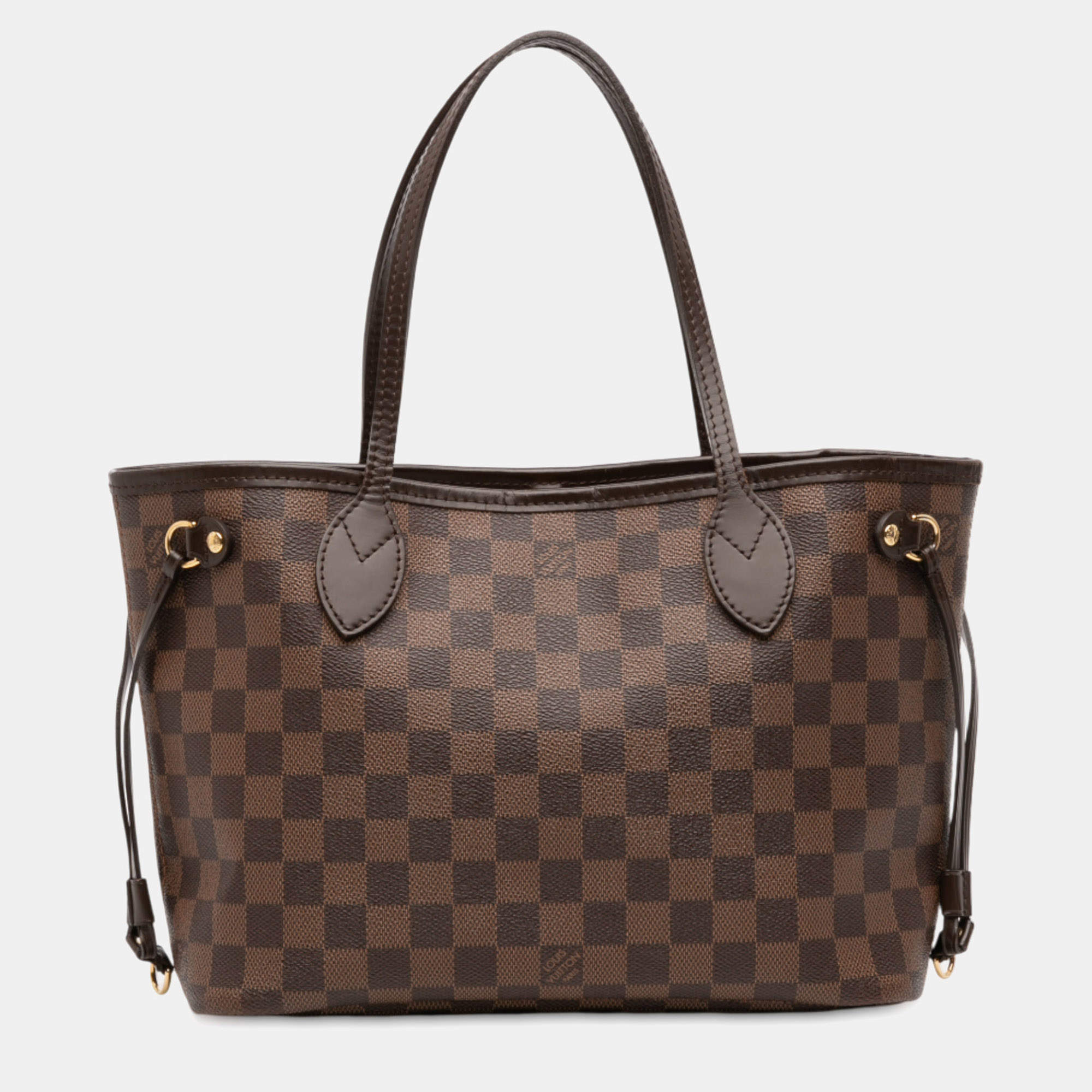 مملوكة مسبقًا Louis Vuitton Brown Damier Ebene Neverfull PM