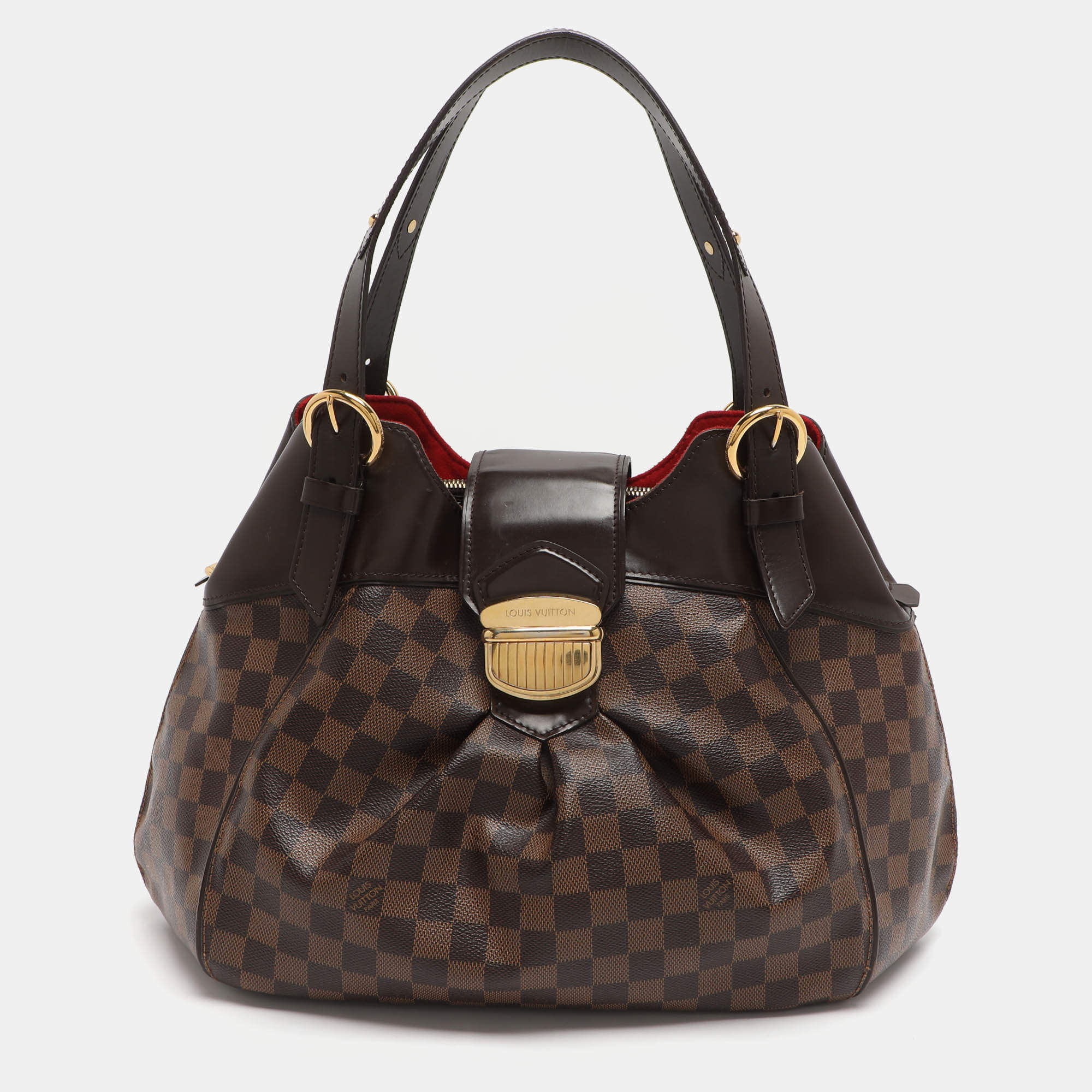 Pre Owned Louis Vuitton Sistina GM Damier Ebene Canvas Bag
