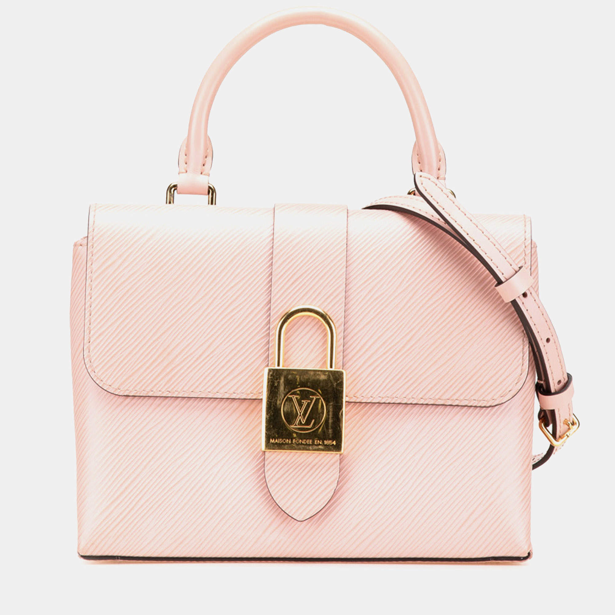 Pre Owned Louis Vuitton Pink Epi Locky BB