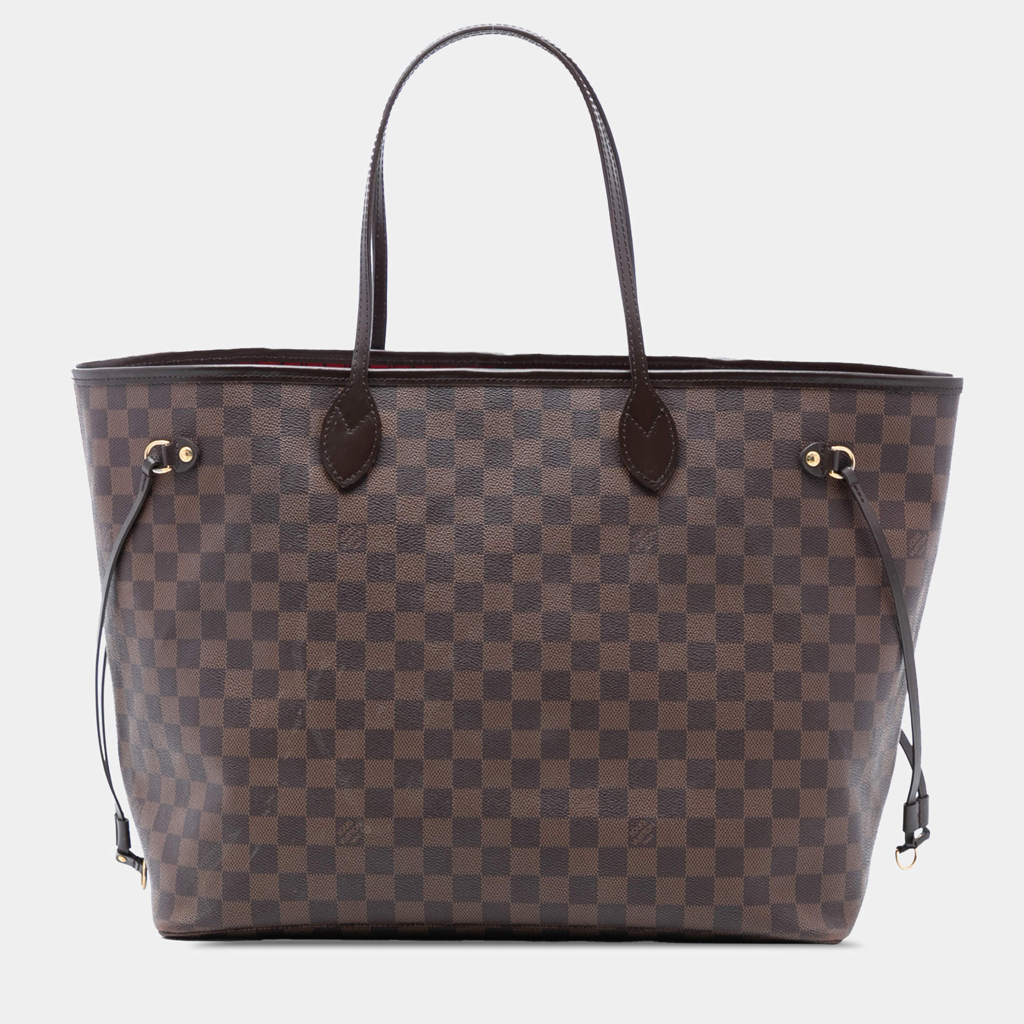 Pre Owned Louis Vuitton Brown Damier Ebene Neverfull GM