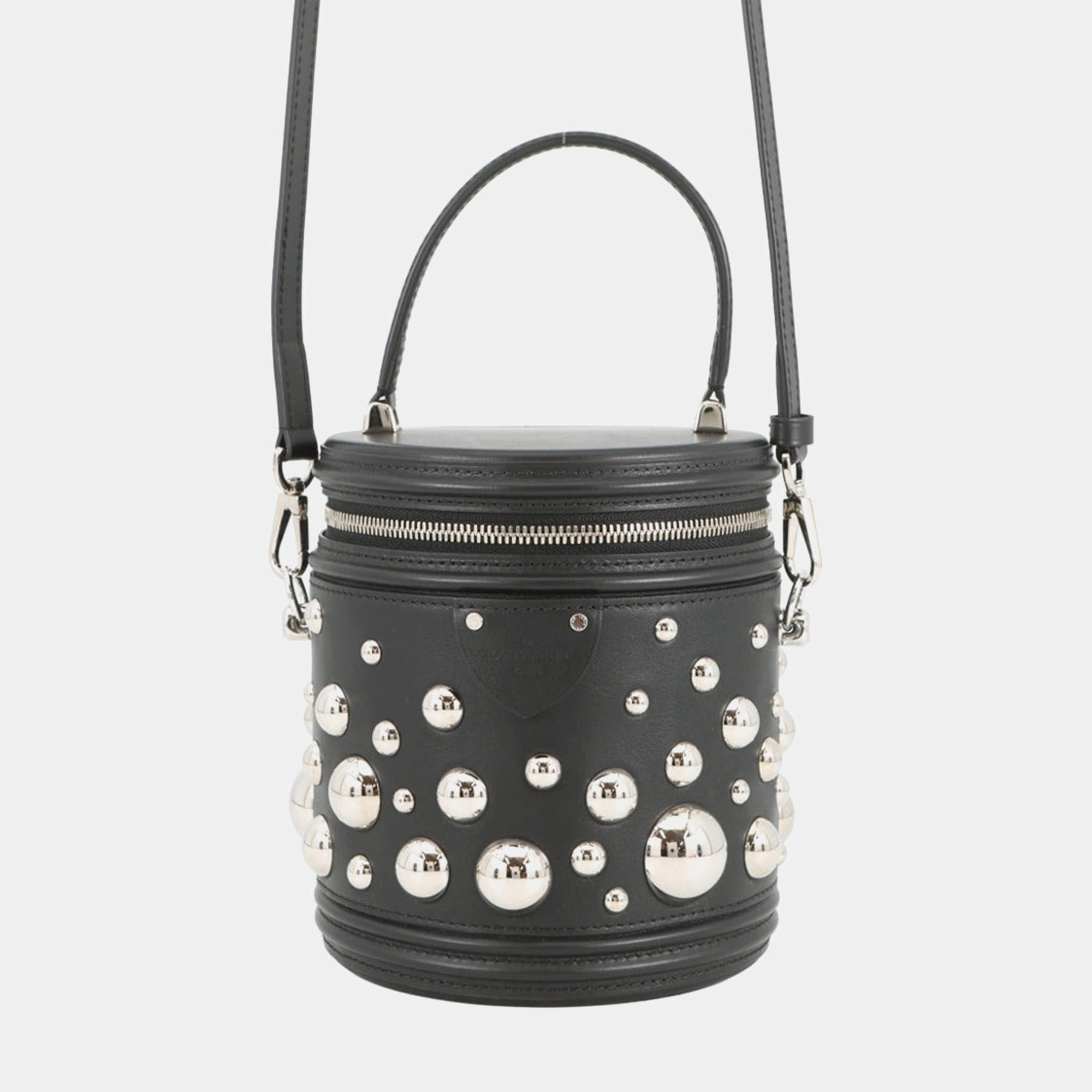 مملوكة مسبقًا Louis Vuitton Cannes LV x Yayoi Kusama 2023 Noir Taurillon Leather