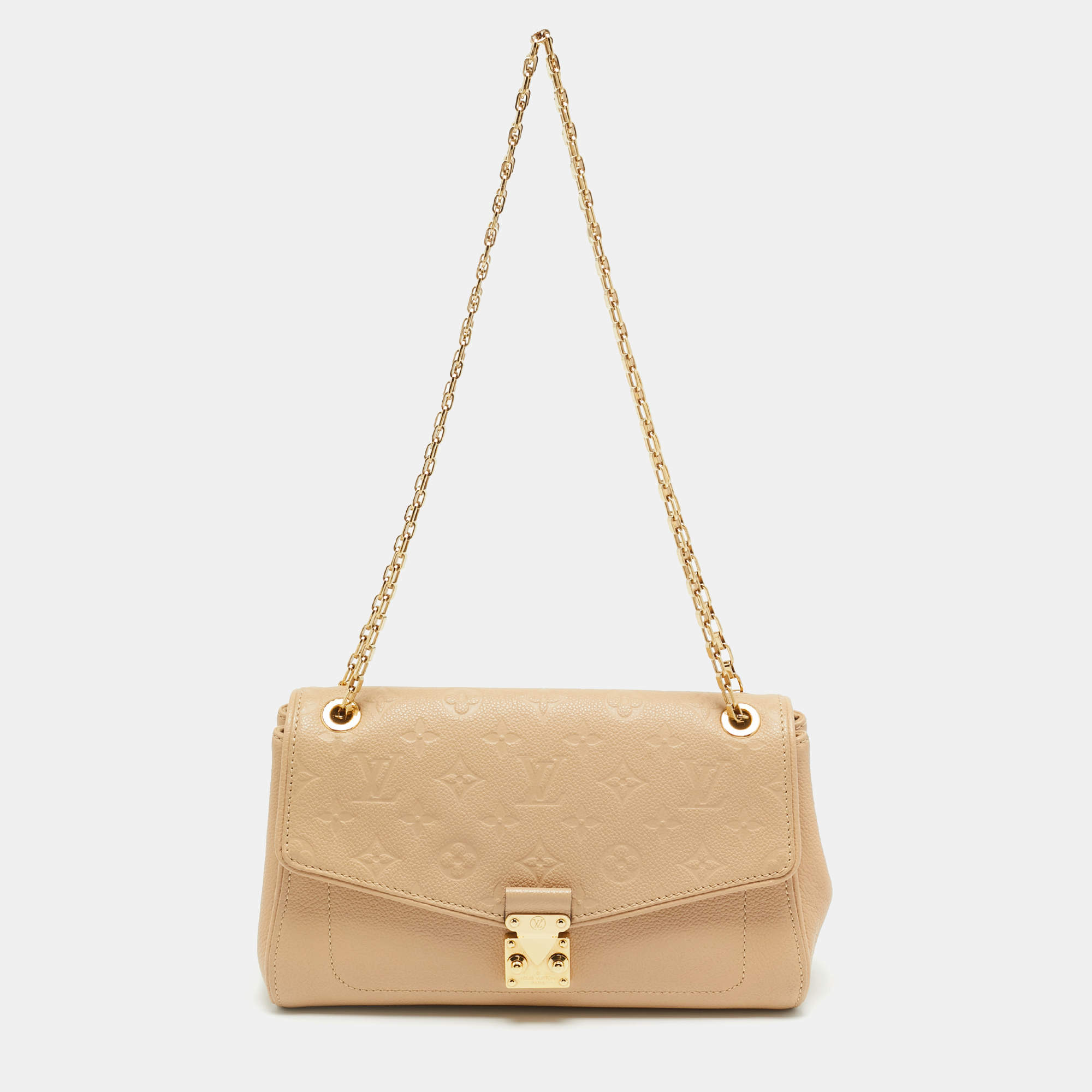 مملوكة مسبقًا Louis Vuitton Saint Germain PM Beige Monogram Empreinte Leather Bag