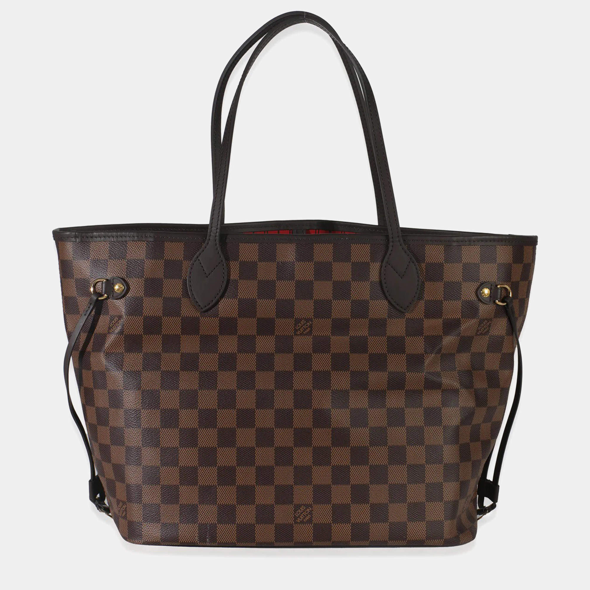 مملوكة مسبقًا Louis Vuitton Cherry Damier Ebene Canvas Neverfull MM