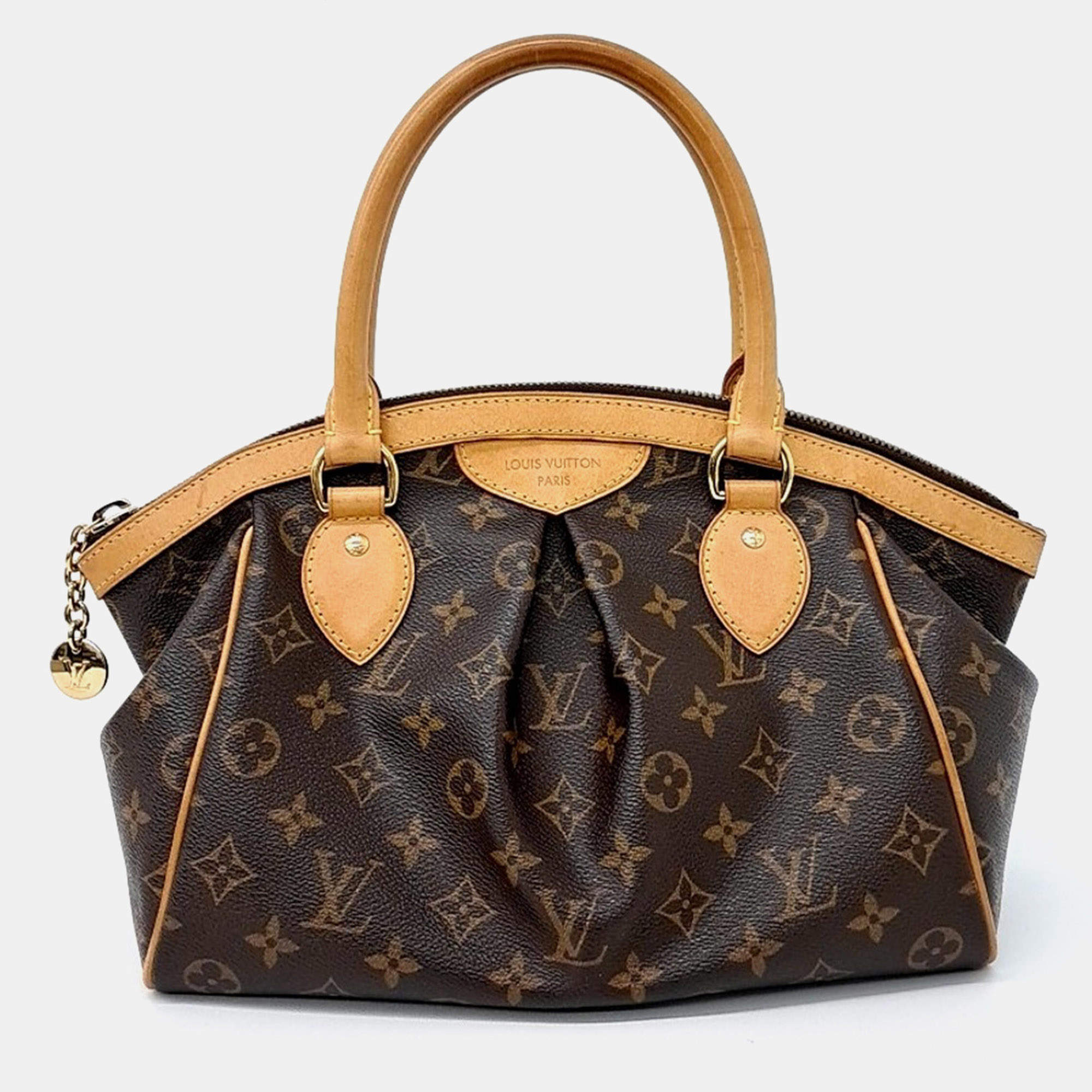 Pre Owned Louis Vuitton Brown PVC Tivoli PM