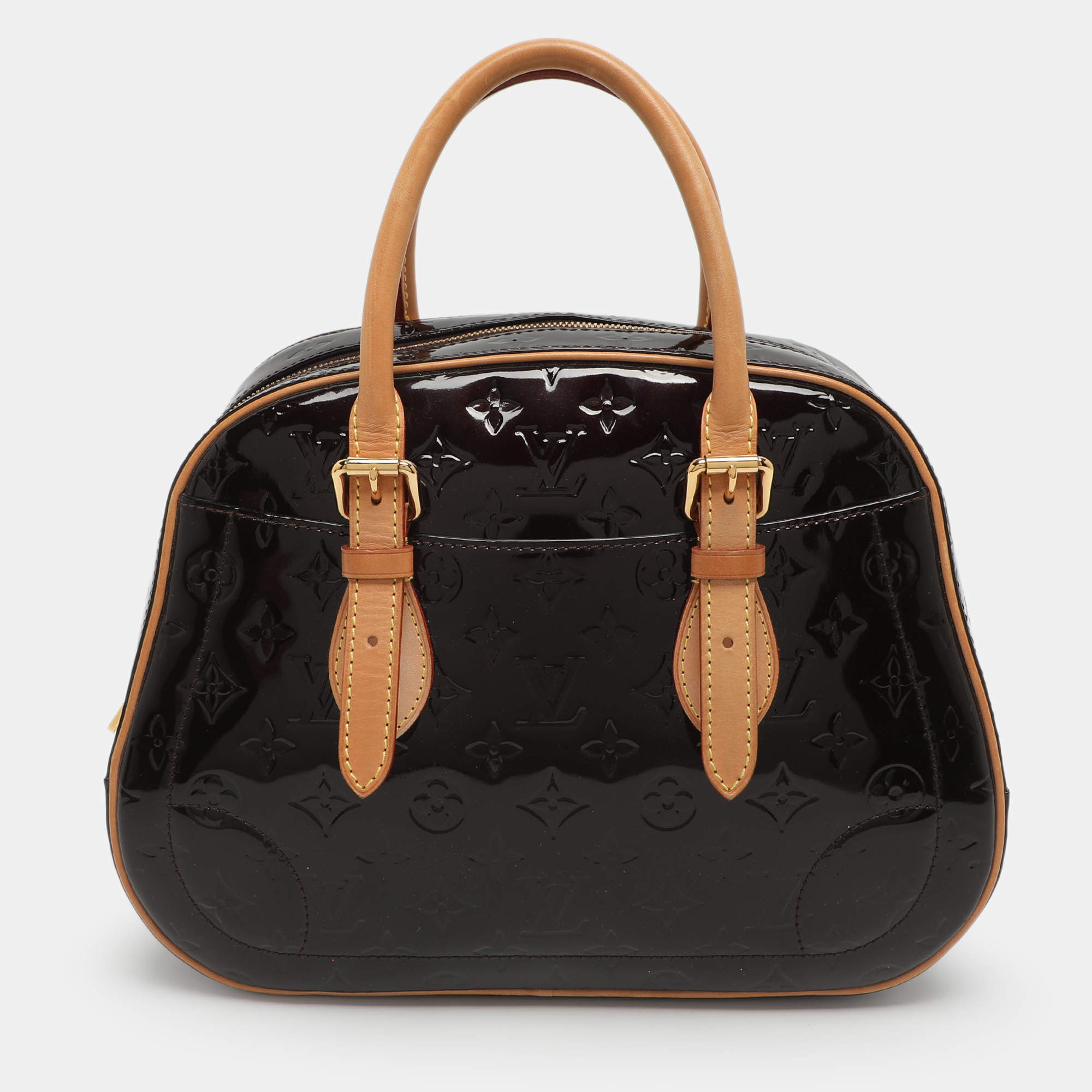 مملوكة مسبقًا Louis Vuitton Summit Drive Amarante Monogram Vernis Bag