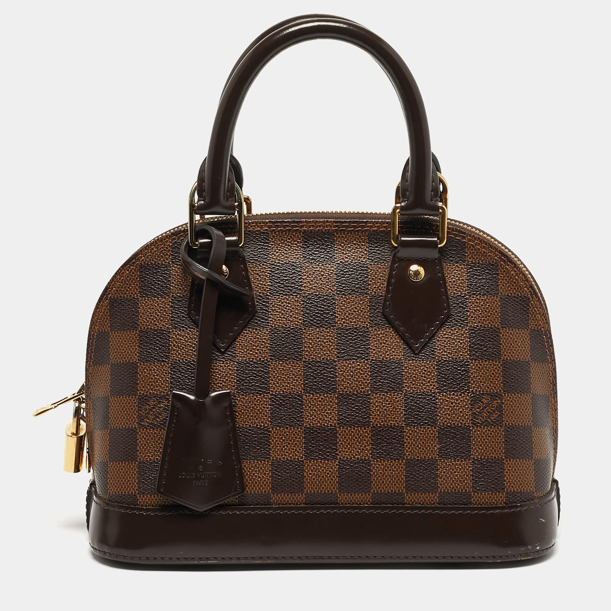 مملوكة مسبقًا Louis Vuitton  Alma BB Damier Ebene Canvas Bag