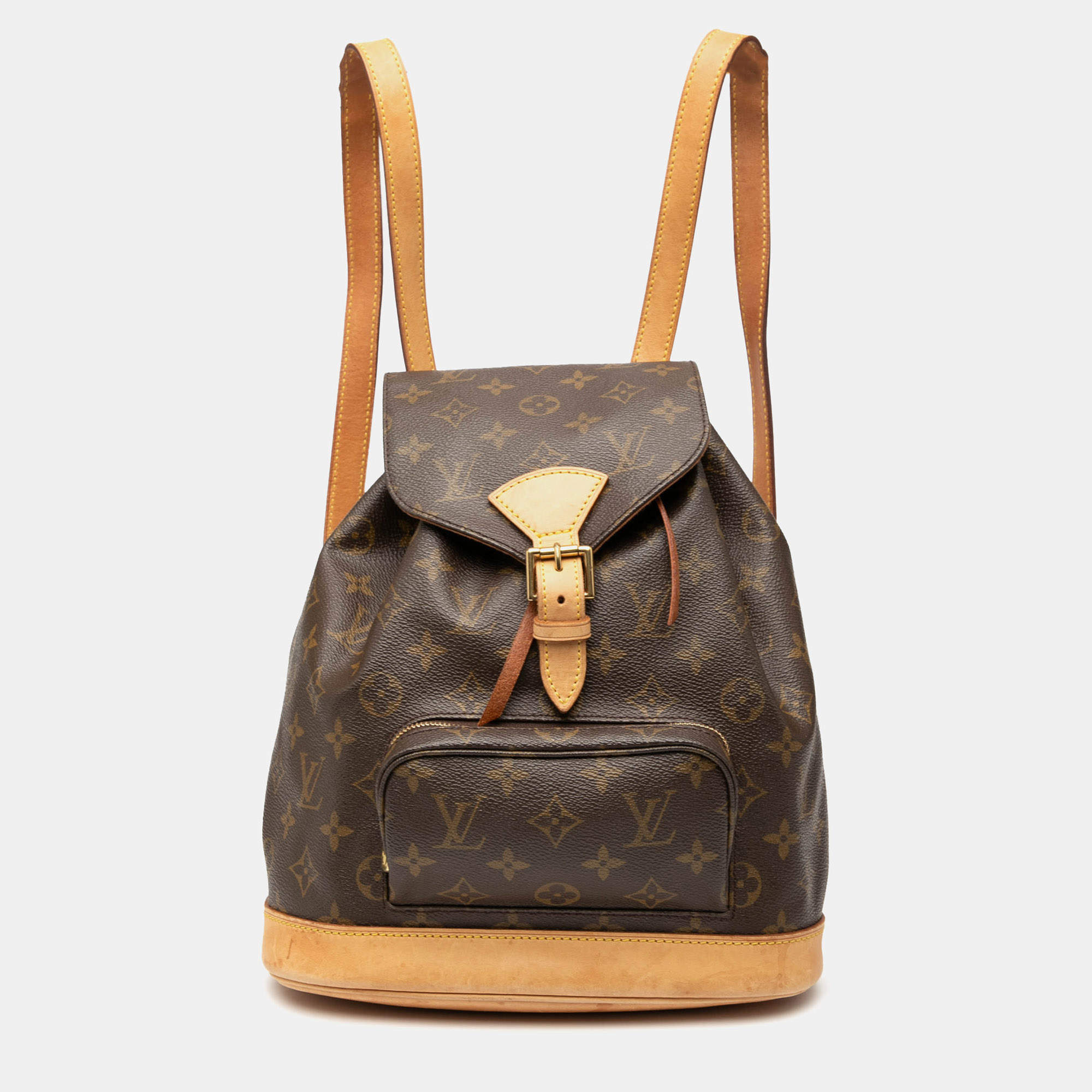 Pre Owned Louis Vuitton Brown Monogram Montsouris PM