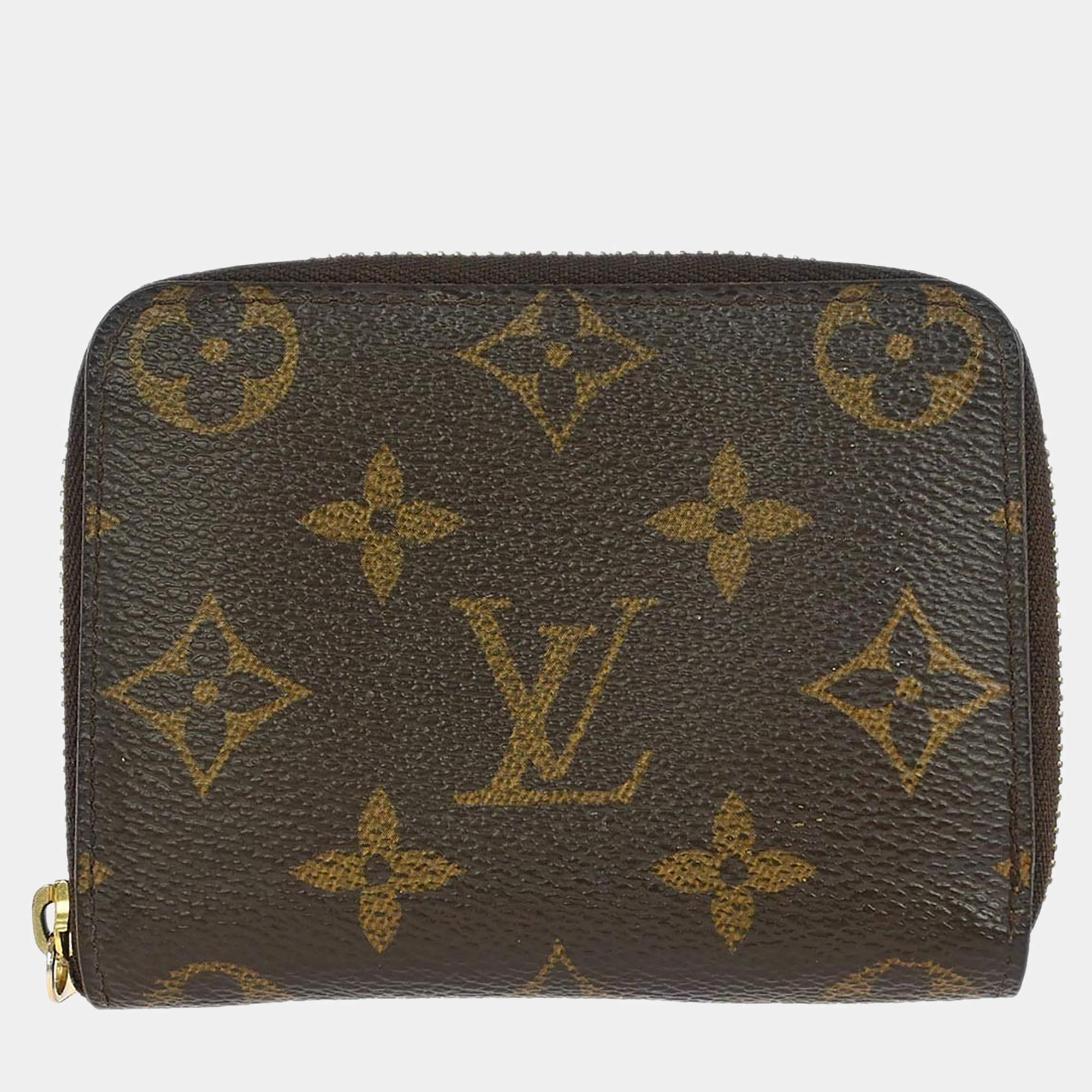 مملوكة مسبقًا Louis Vuitton Brown Monogram Zippy Wallet