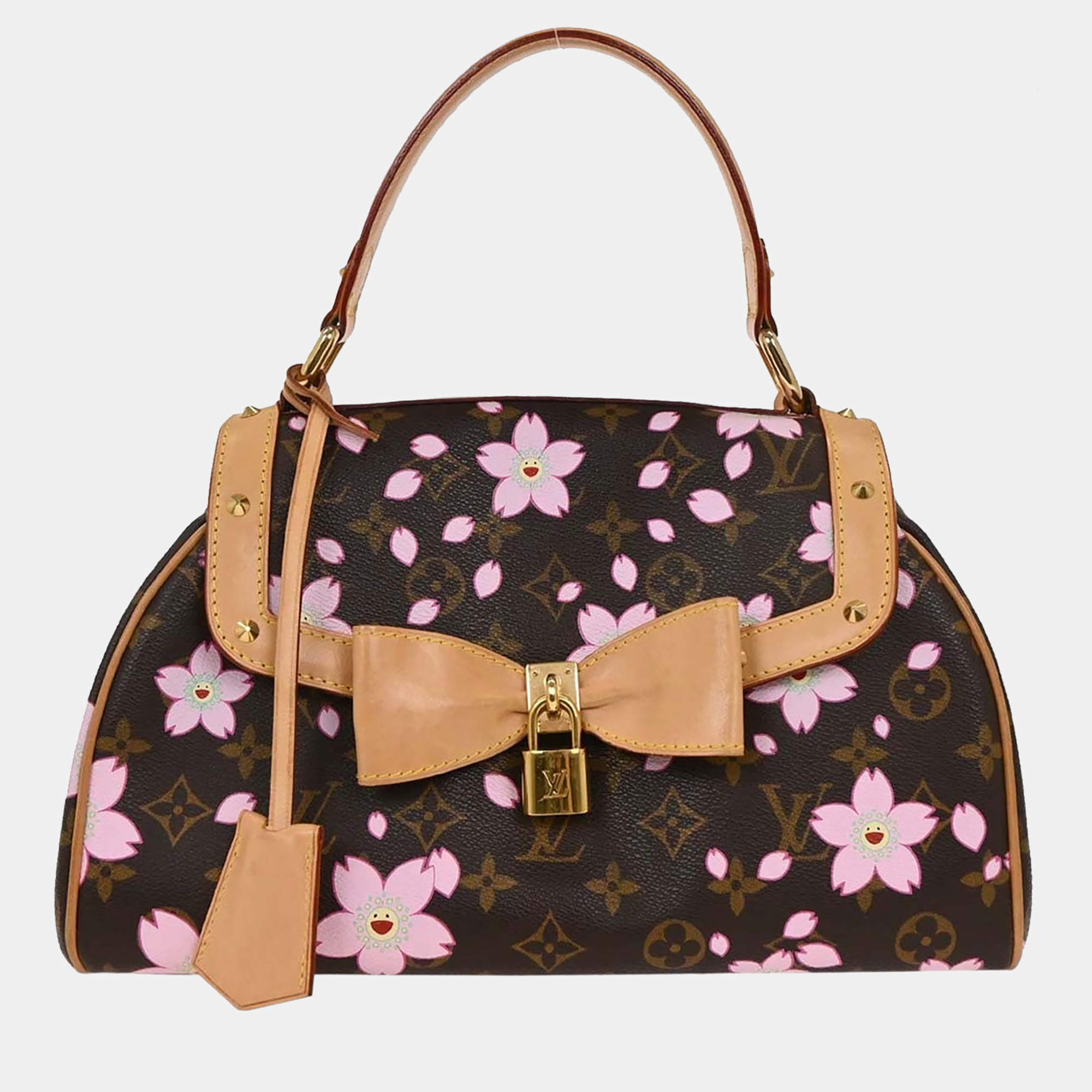 Pre Owned Louis Vuitton Monogram Cherry Blossom Sac Retro PM Handbag