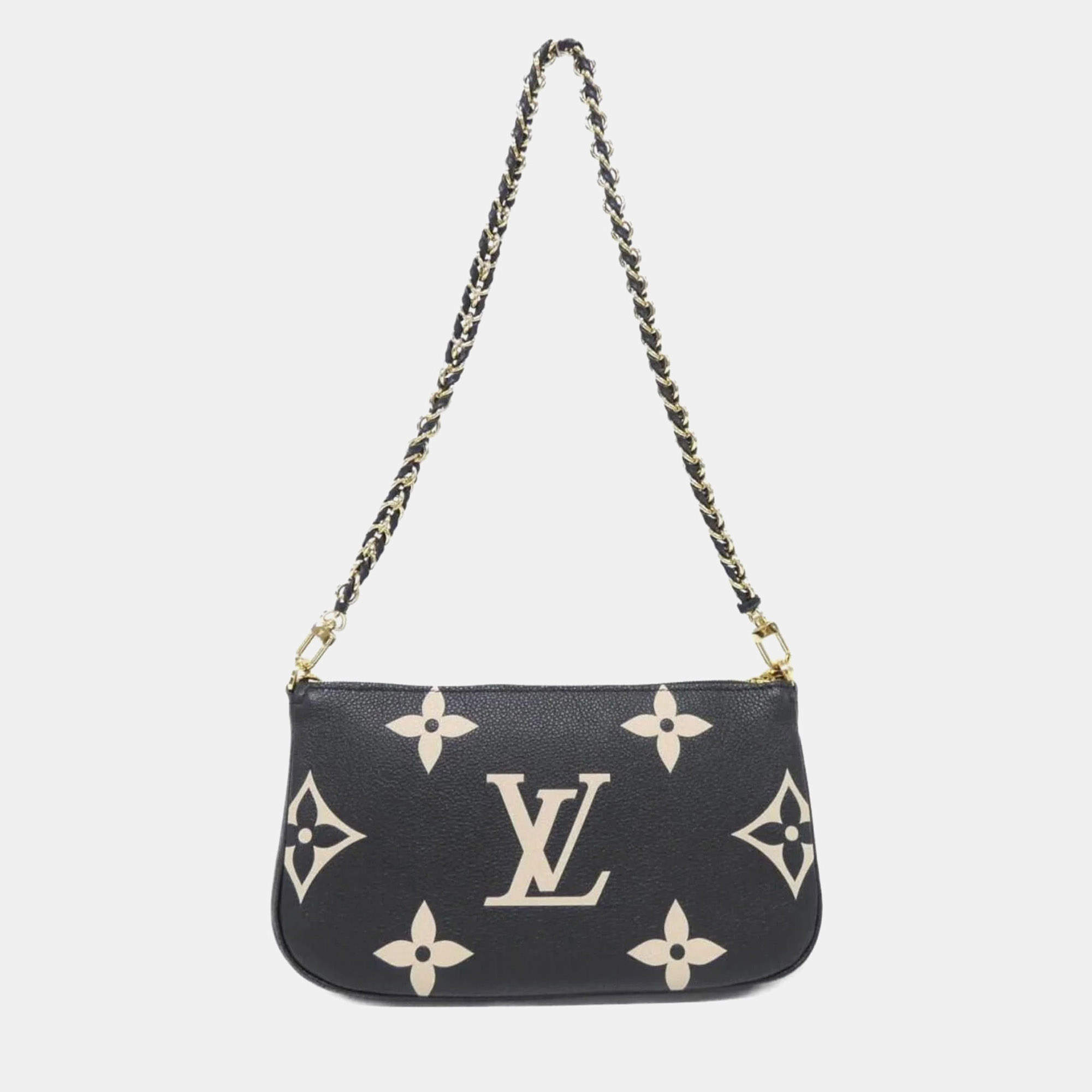 Pre Owned Louis Vuitton Two-Tone Monogram Empreinte Multi Pochette Accessoires Shoulder Bag