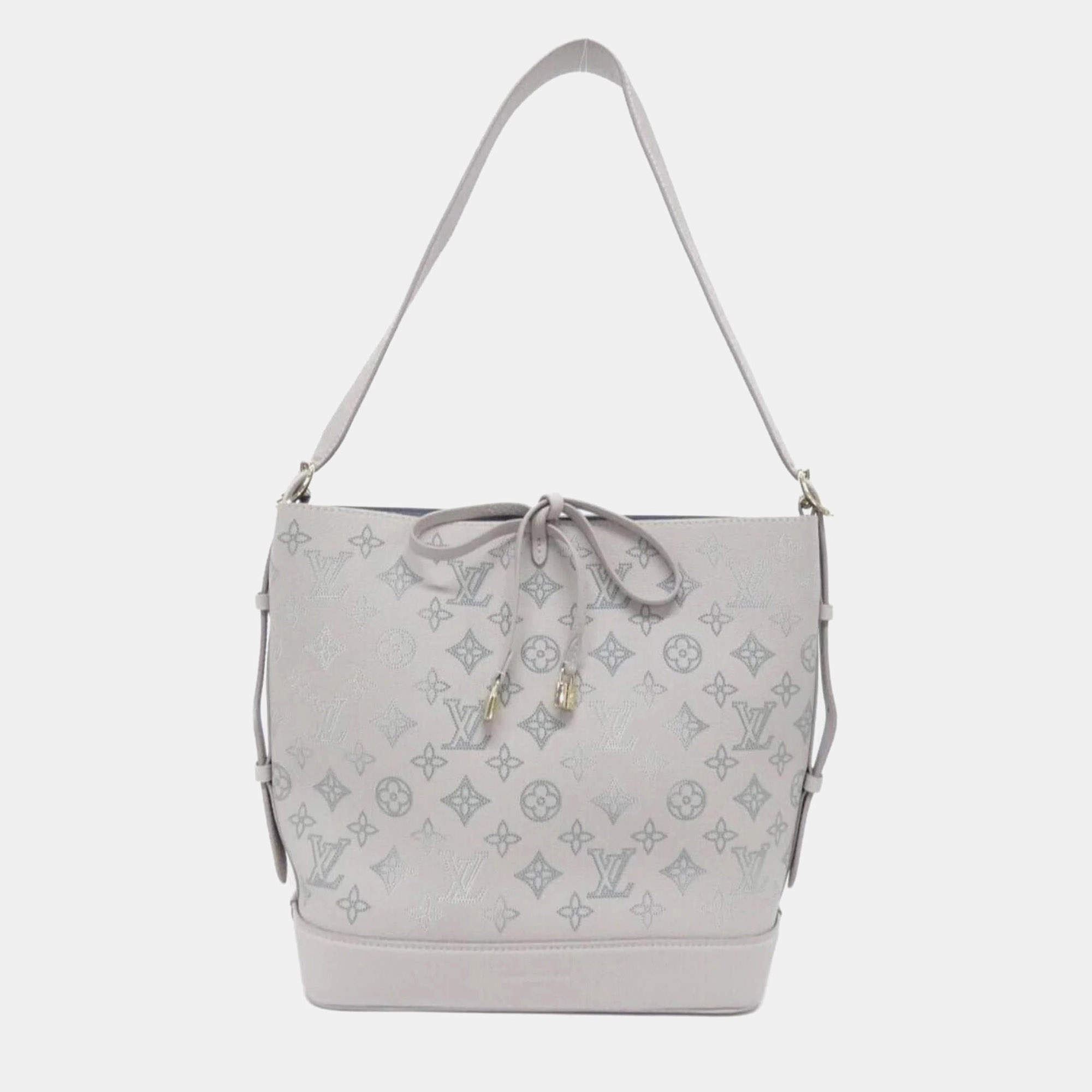 Pre Owned Louis Vuitton Mahina Flight Mode Flor Shoulder Bag