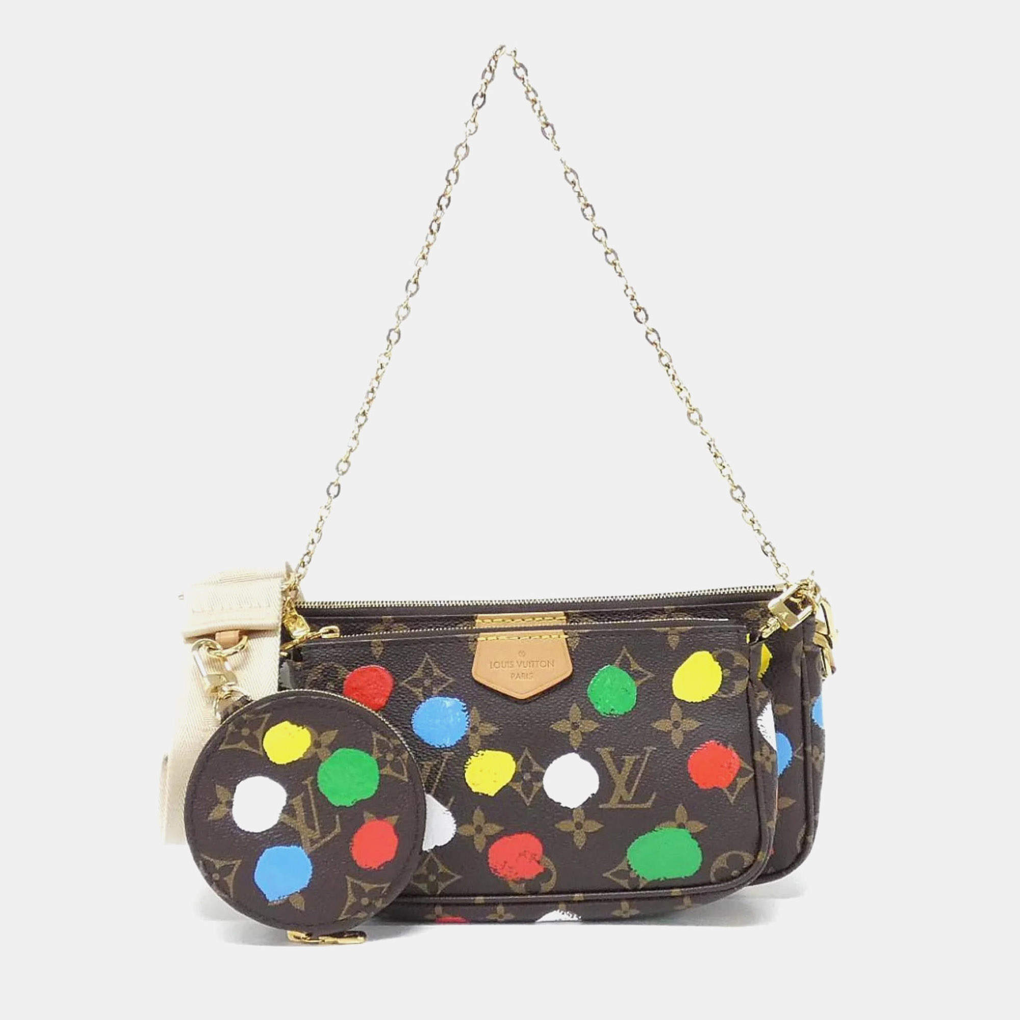 Pre Owned Louis Vuitton Monogram Lv X Yk Multi Pochette Accessoires Shoulder Bag