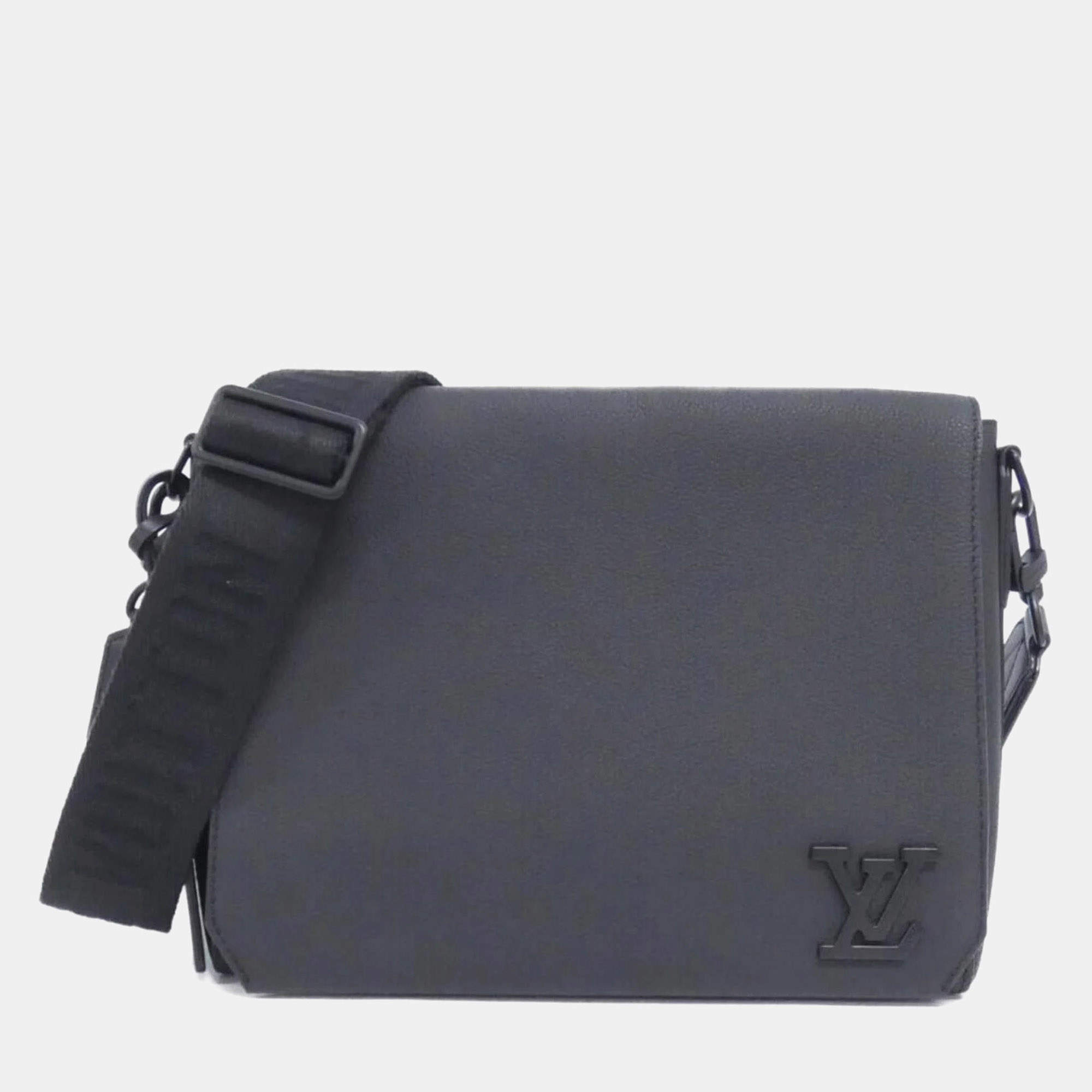 Pre Owned حقيبة كتف لوي فويتون ليفي أيروجرام تيك أوف مسنجر