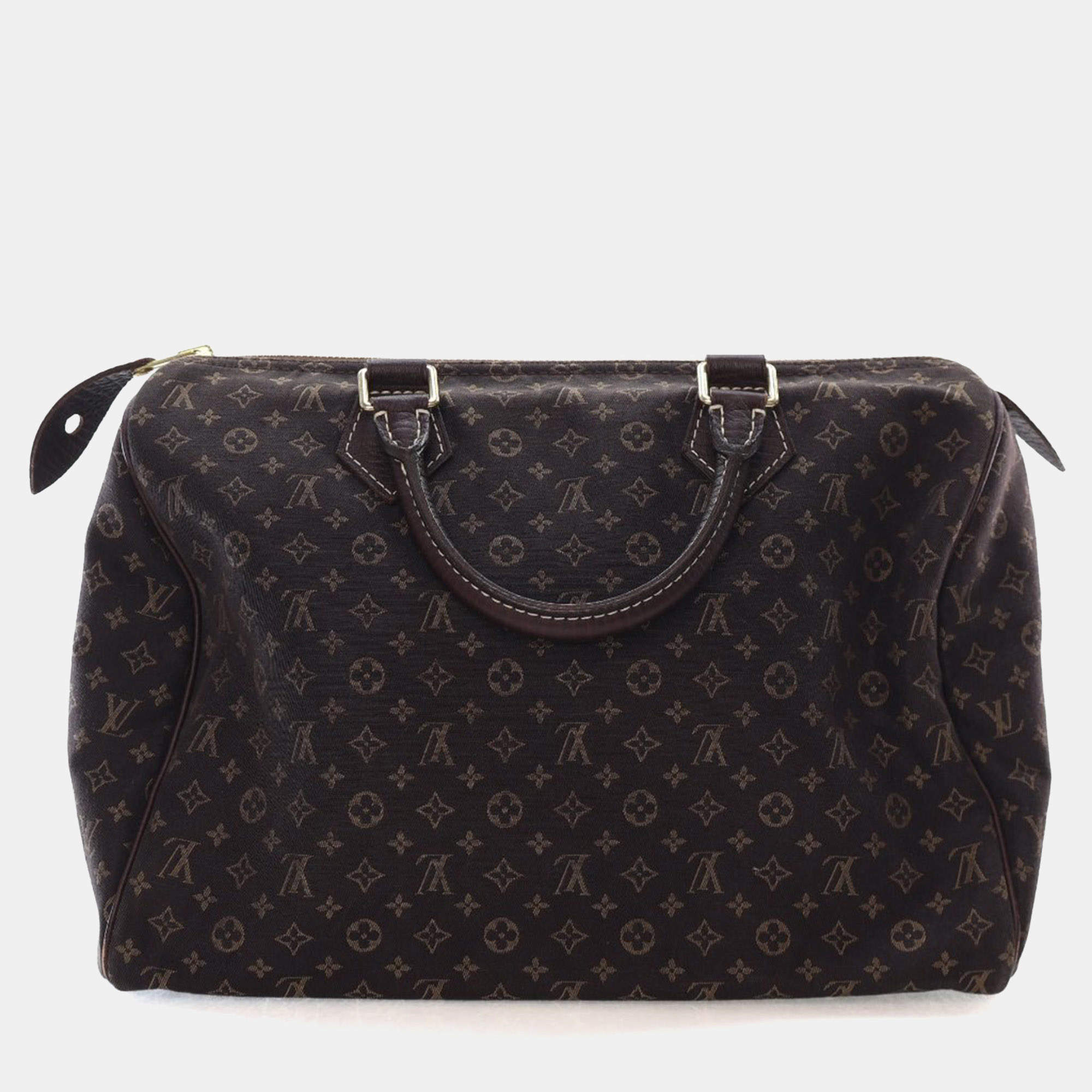 Pre Owned Louis Vuitton Vintage Monogram Mini Lin Speedy 30