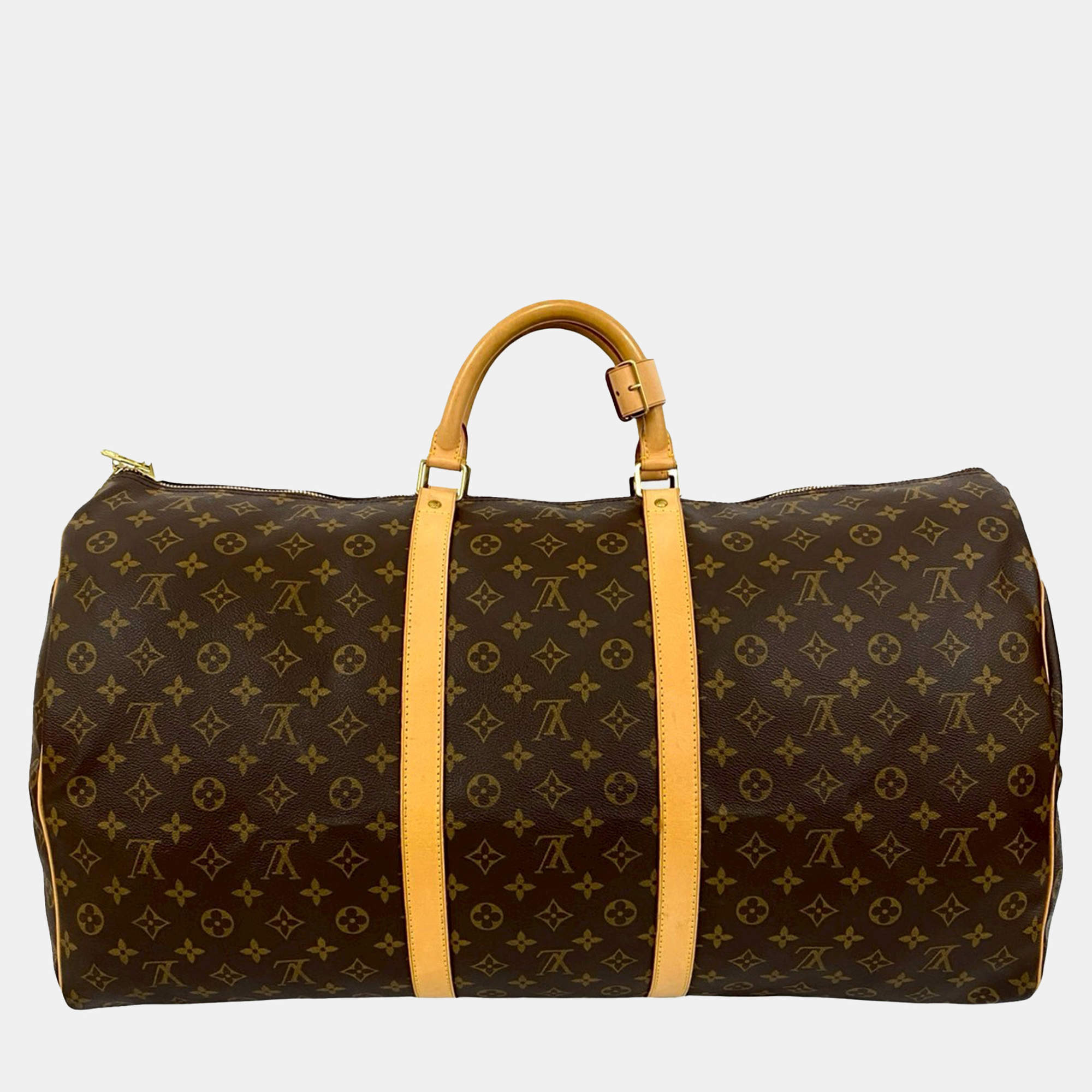 مملوكة مسبقًا Louis Vuitton Brown Monogram Keepall 60