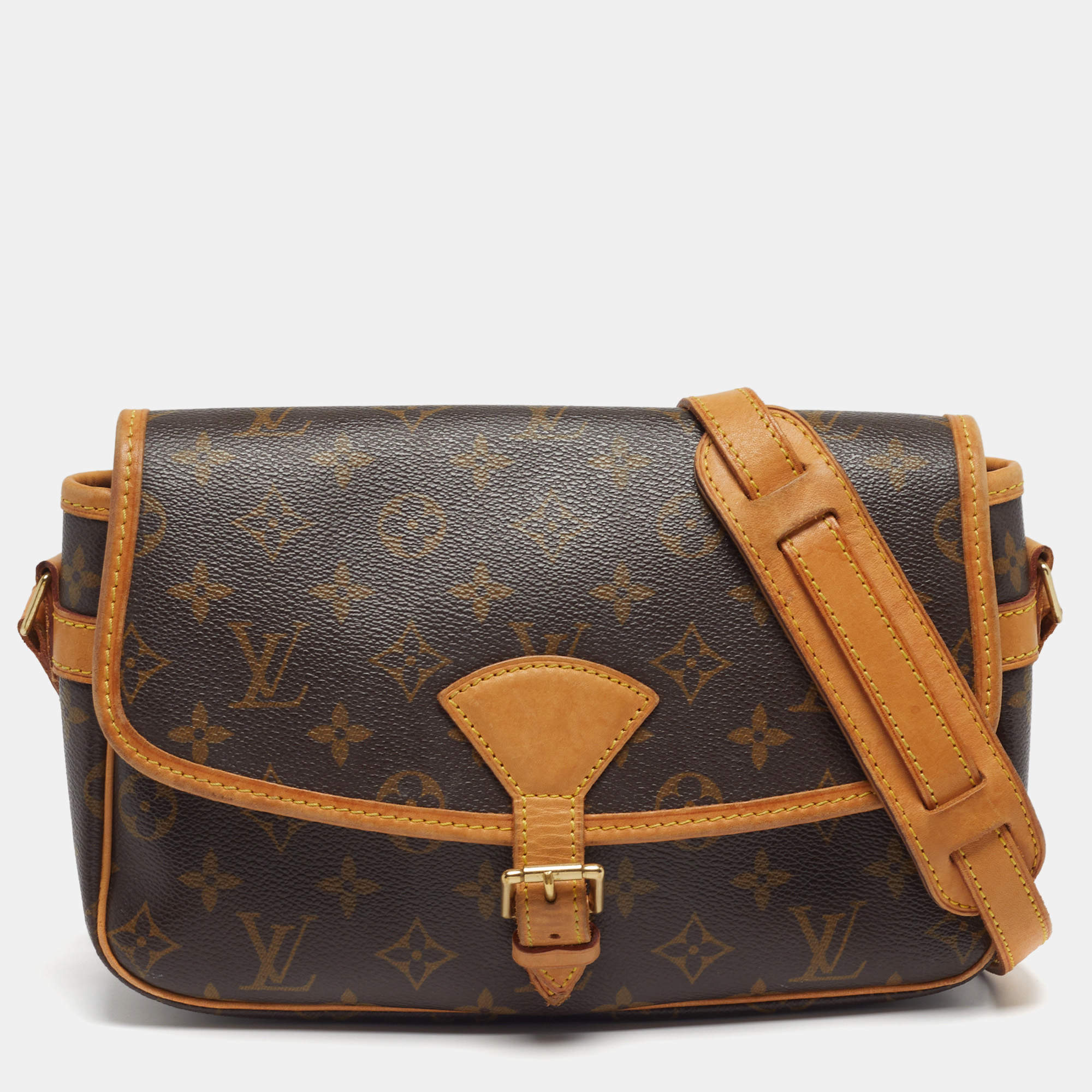 Pre Owned Louis Vuitton Sologne Monogram Canvas Bag