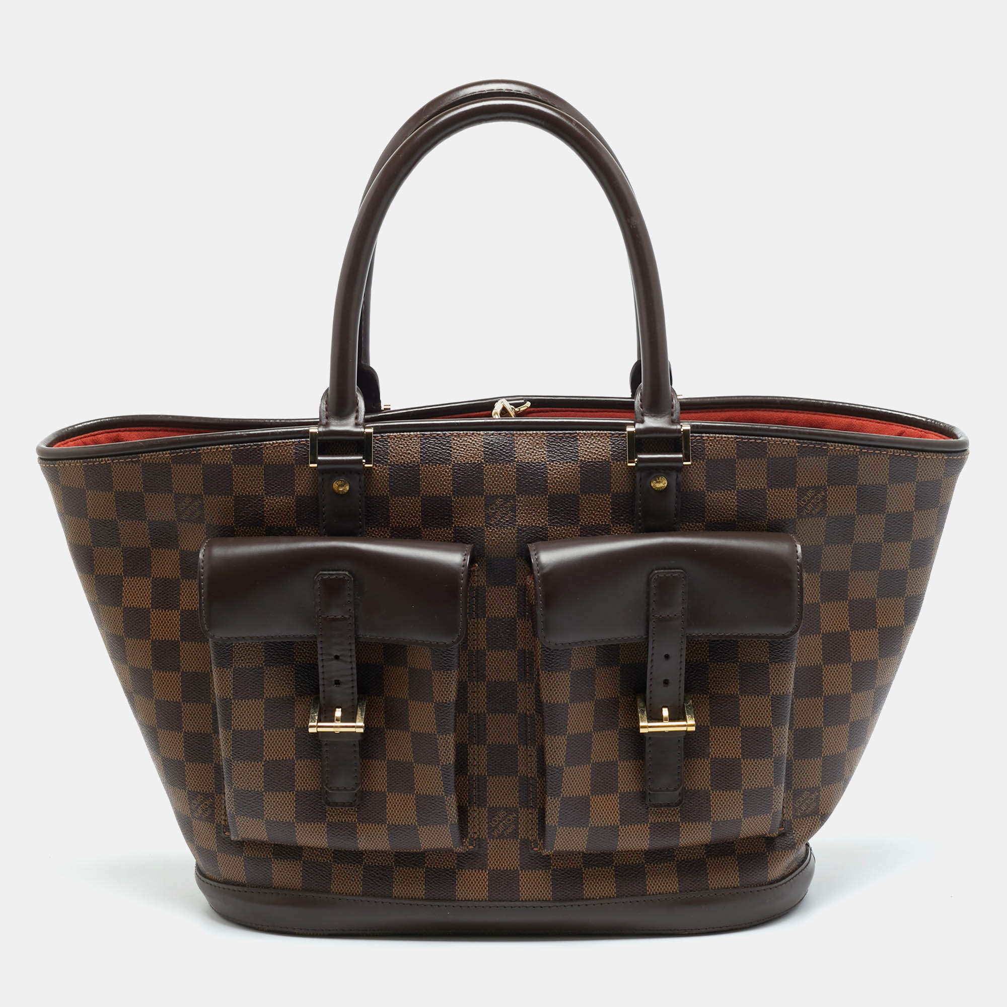 مملوكة مسبقًا Louis Vuitton Manosque GM Damier Ebene Canvas Bag