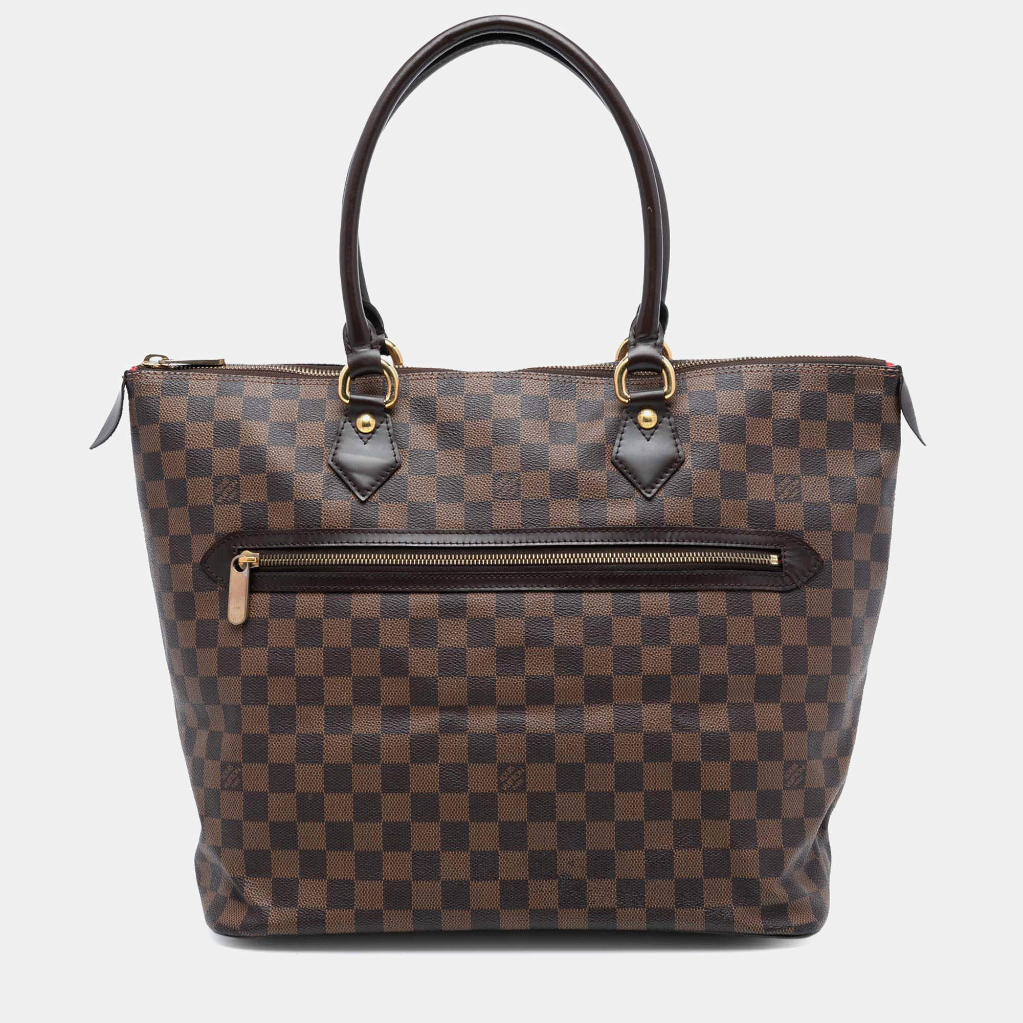 مملوكة مسبقًا Louis Vuitton Brown Damier Ebene Saleya GM
