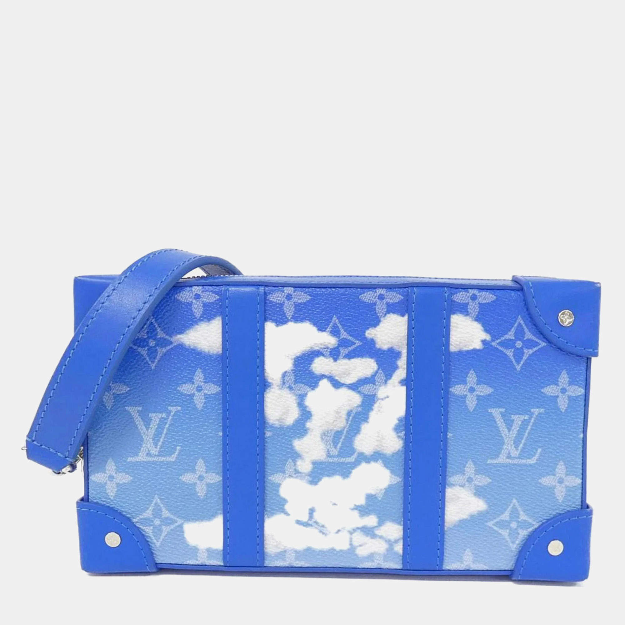 Pre Owned Louis Vuitton Monogram Lv Clouds Soft Trunk Wallet Shoulder Bag