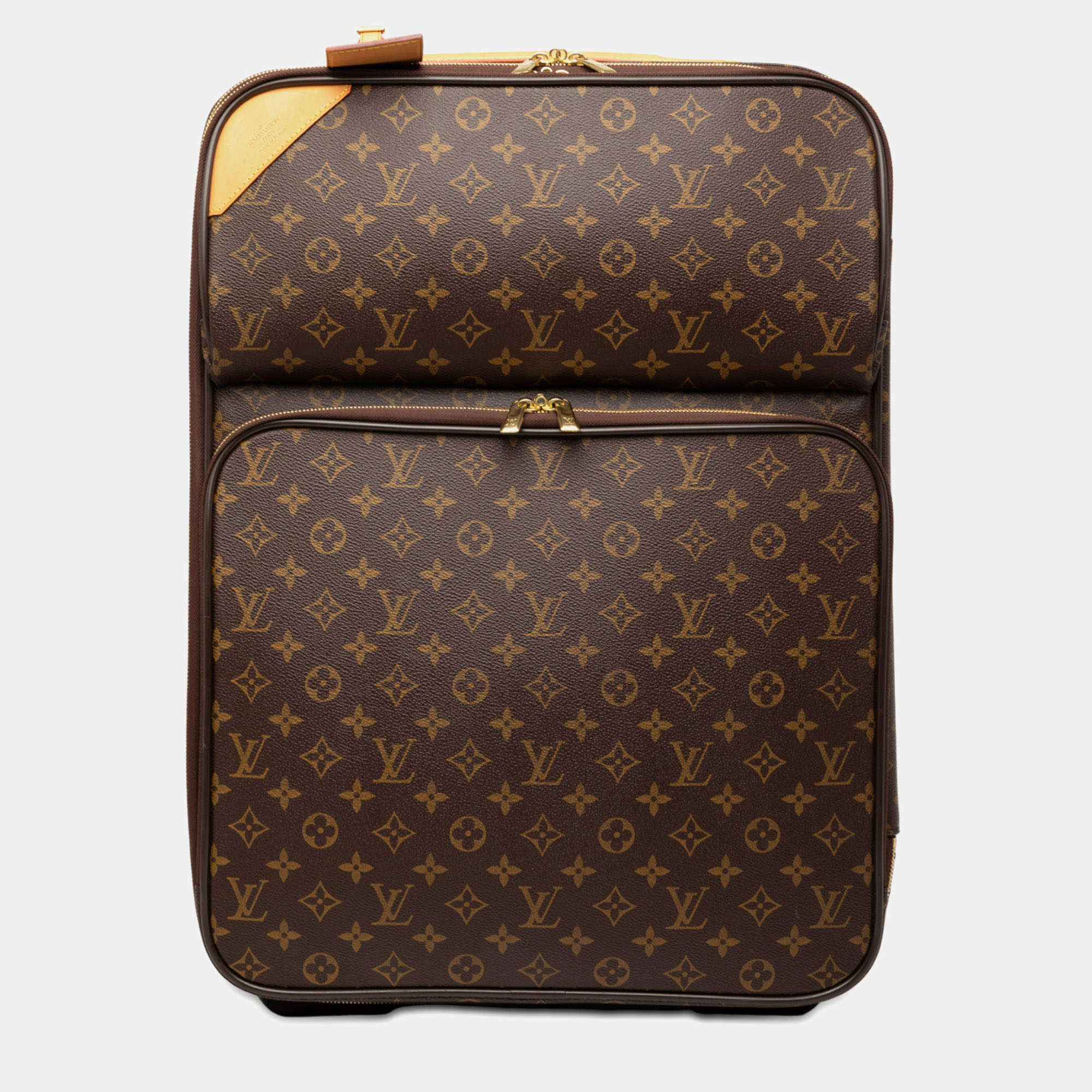 Pre Owned Louis Vuitton Brown Monogram Pegase Legere Business 55