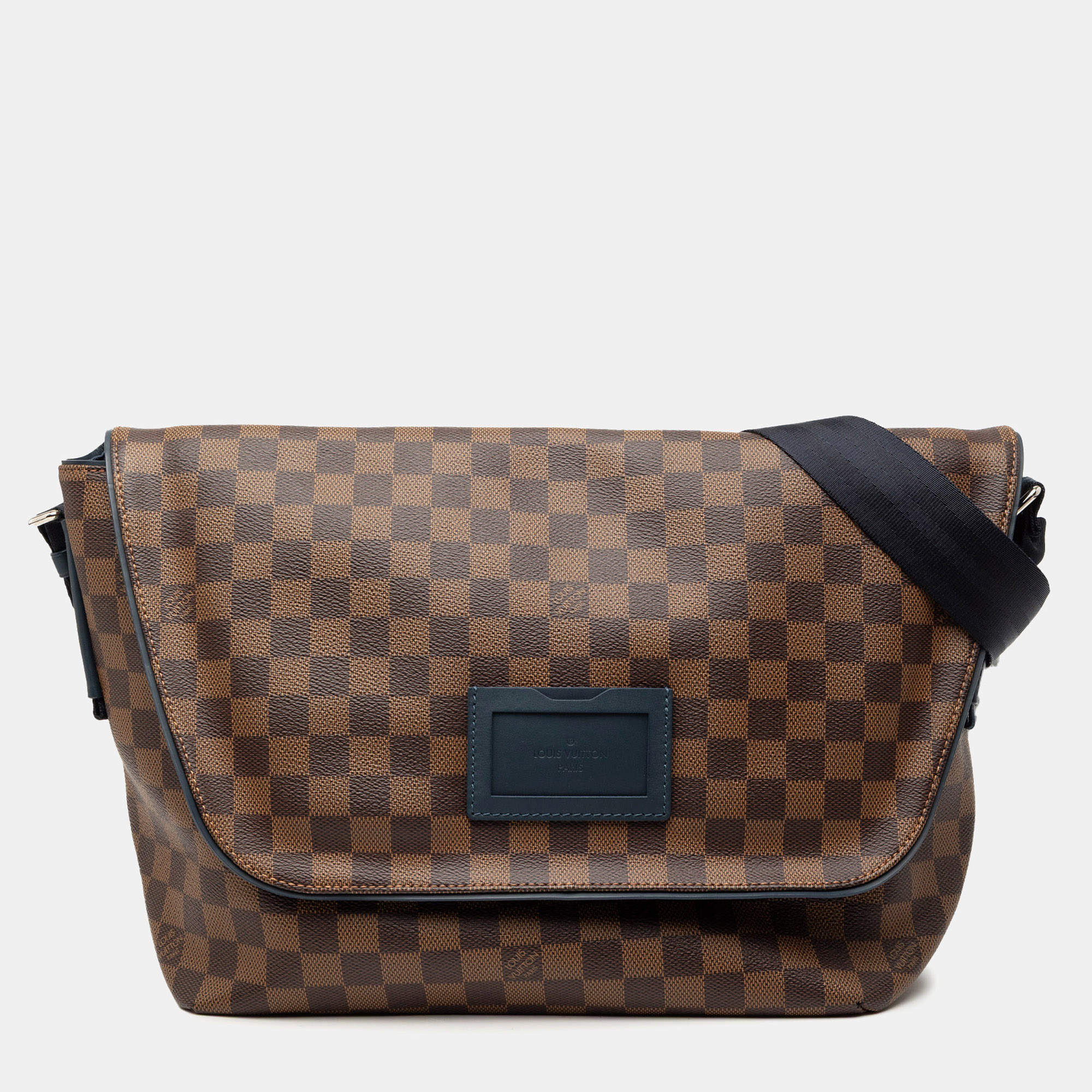 Pre Owned Louis Vuitton Brown Damier Ebene Sprinter MM