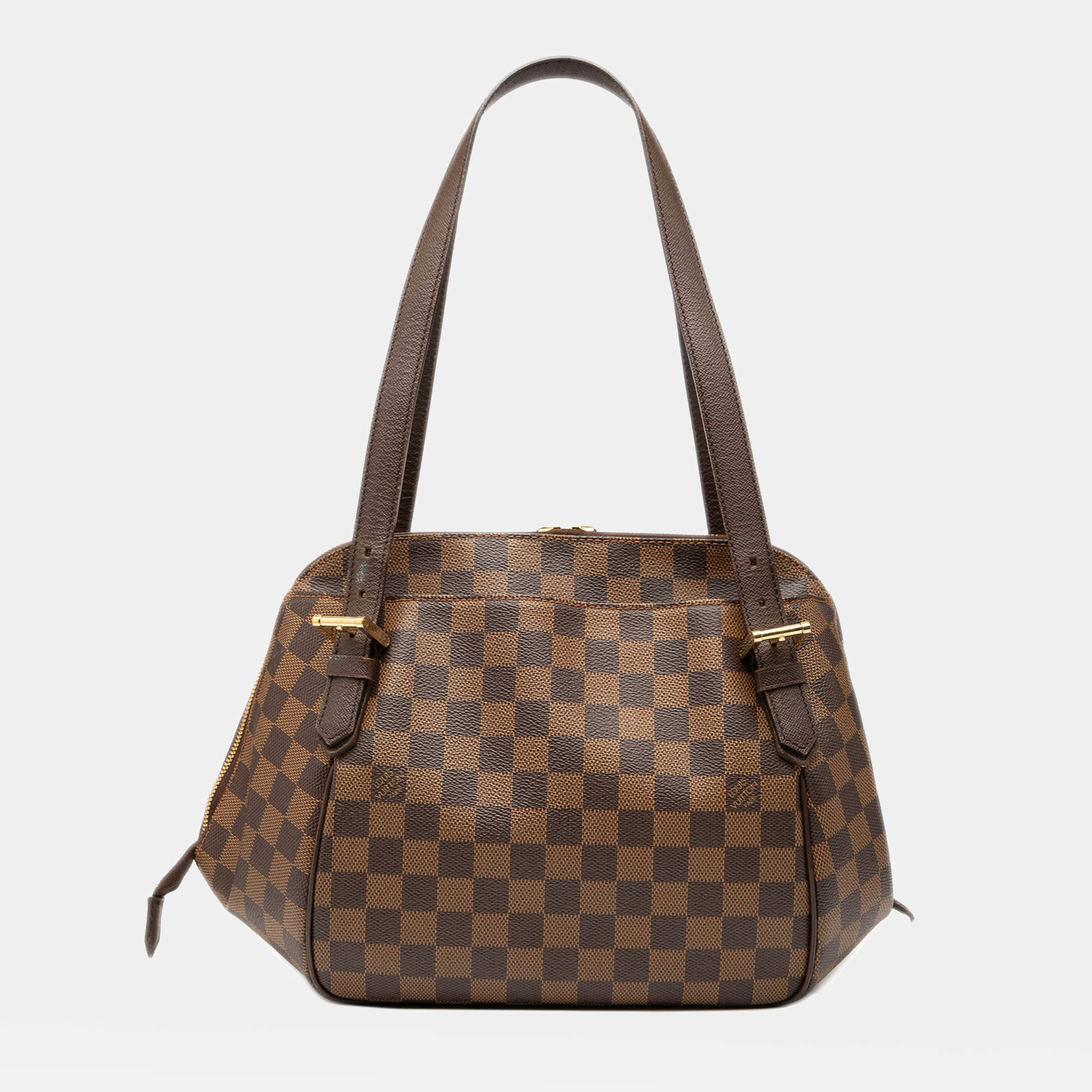 Pre Owned Louis Vuitton Brown Damier Ebene Belem MM