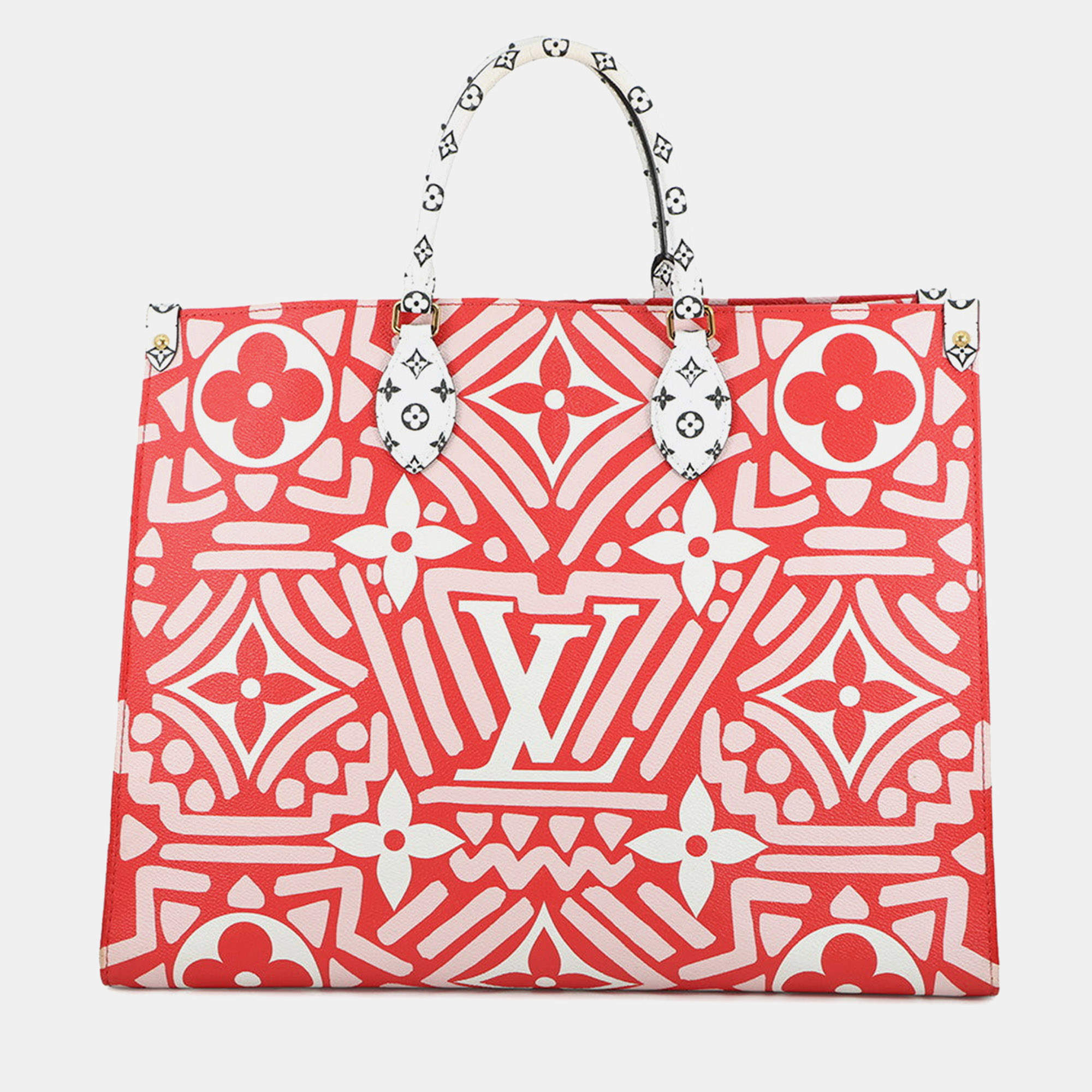 مملوكة مسبقًا Louis Vuitton Onthego Red Monogram Giant Lv Crafty Size GM