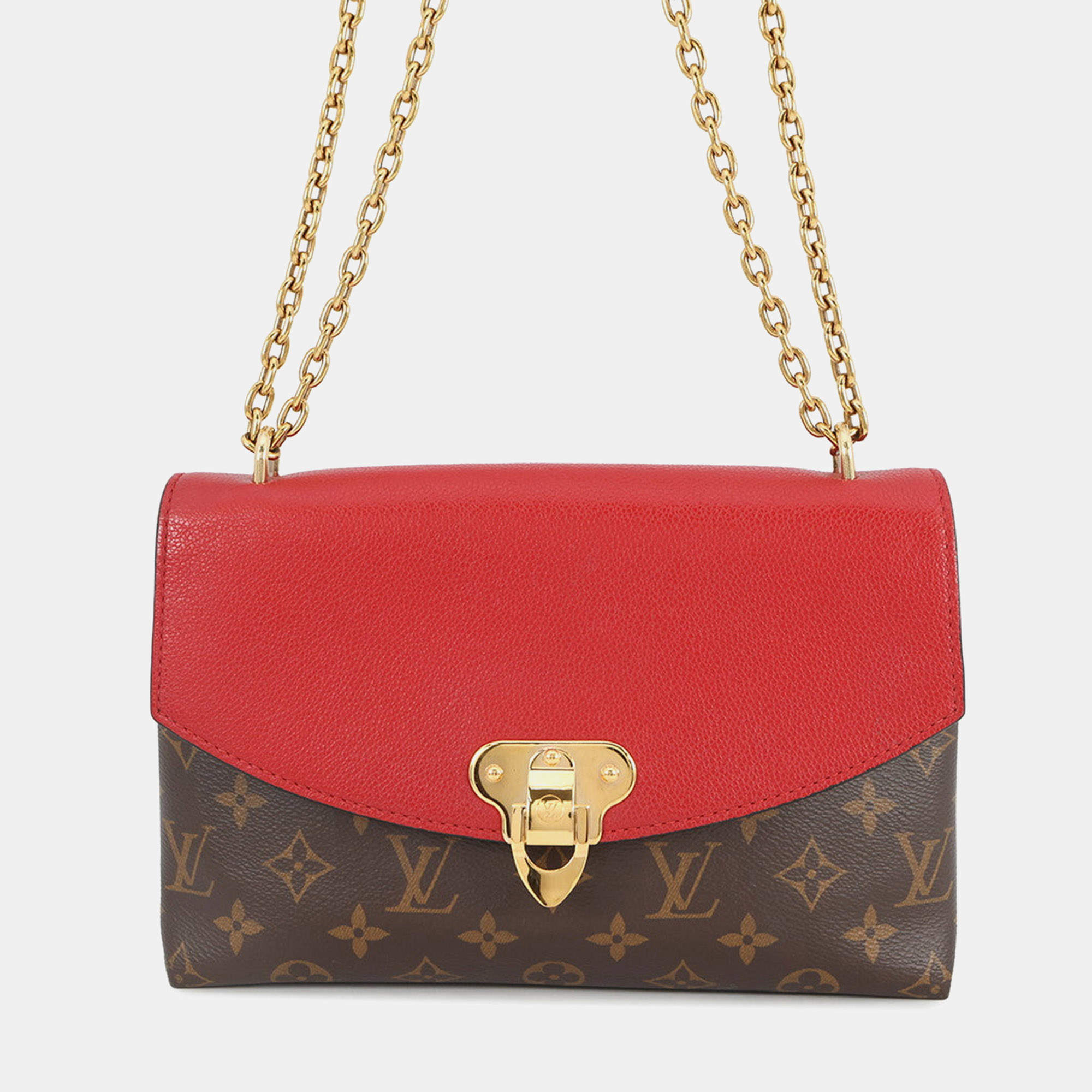 Pre Owned حقيبة لويس فيتون سانت-بلاسيد بني/سيريس جلد محبب بمونوغرام