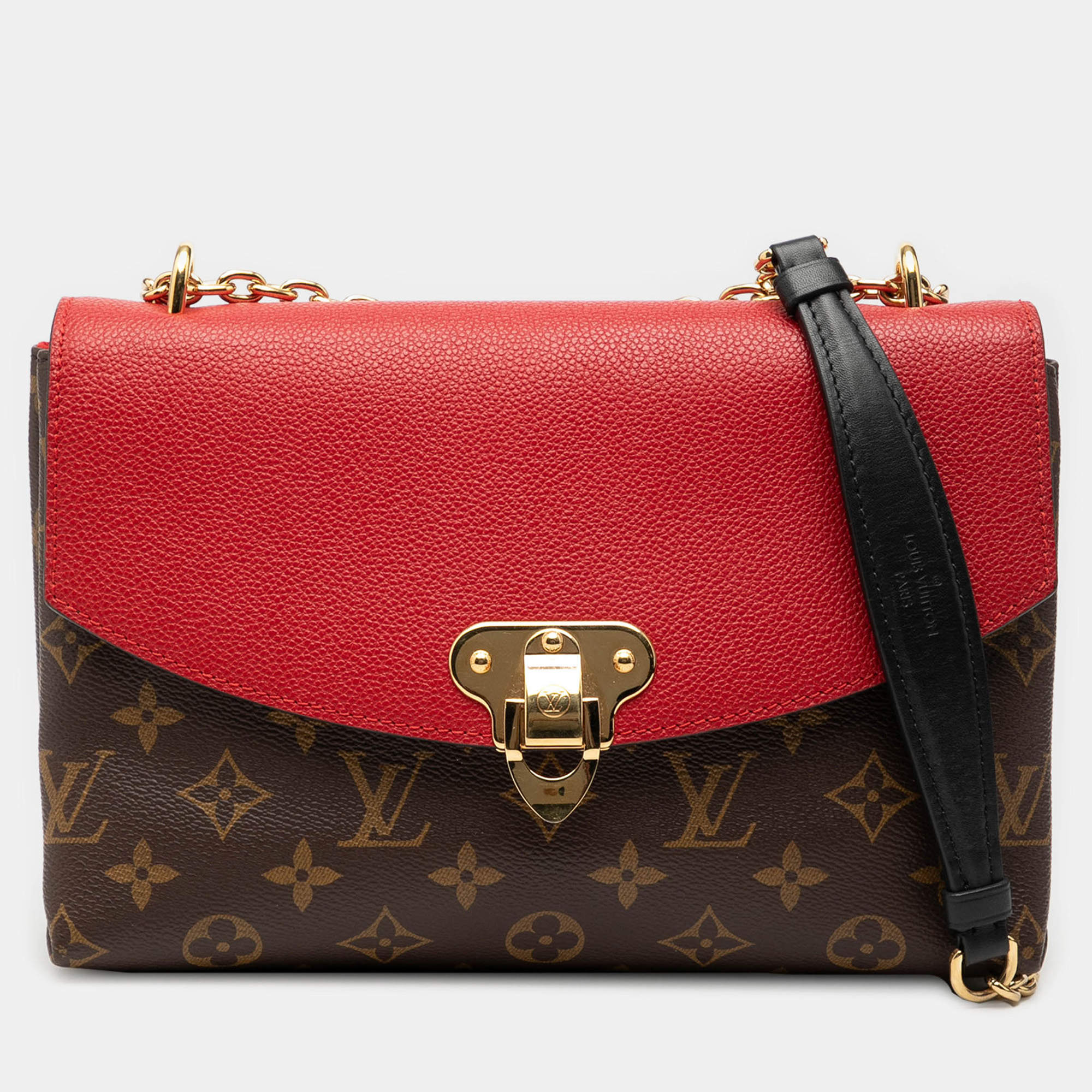 مملوكة مسبقًا Louis Vuitton Brown Red Monogram Saint Placide
