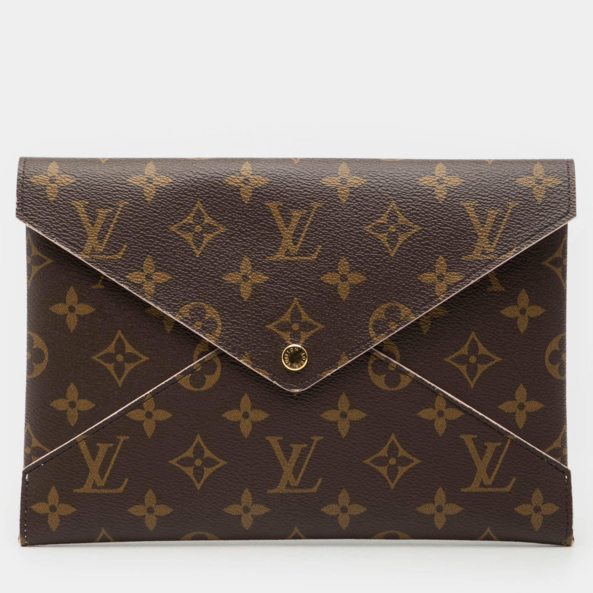 مملوكة مسبقًا Louis Vuitton Brown Monogram Pochette Kirigami Set