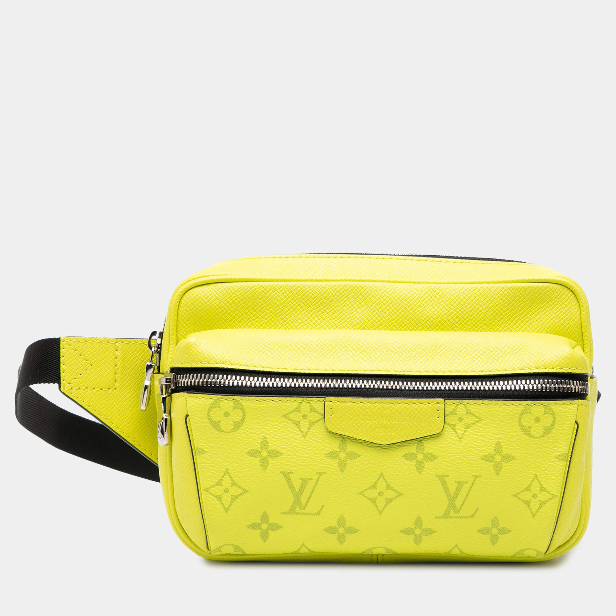 Pre Owned حقيبة خصر لويس فيتون أصفر تايجارما مونوجرام أوت دور بومباق