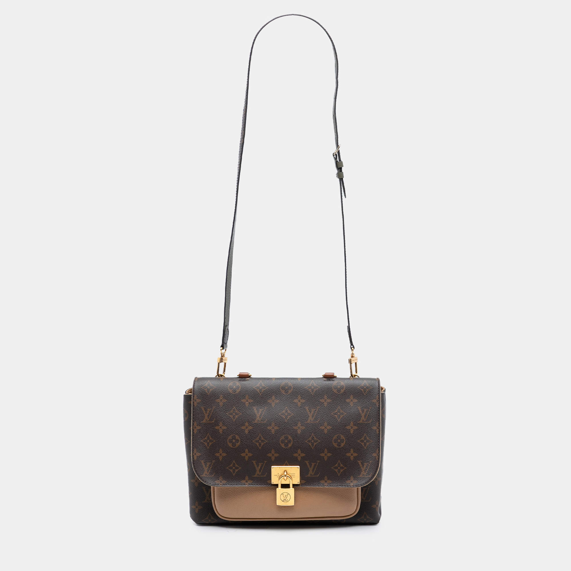 Pre Owned Louis Vuitton Brown Monogram Marignan