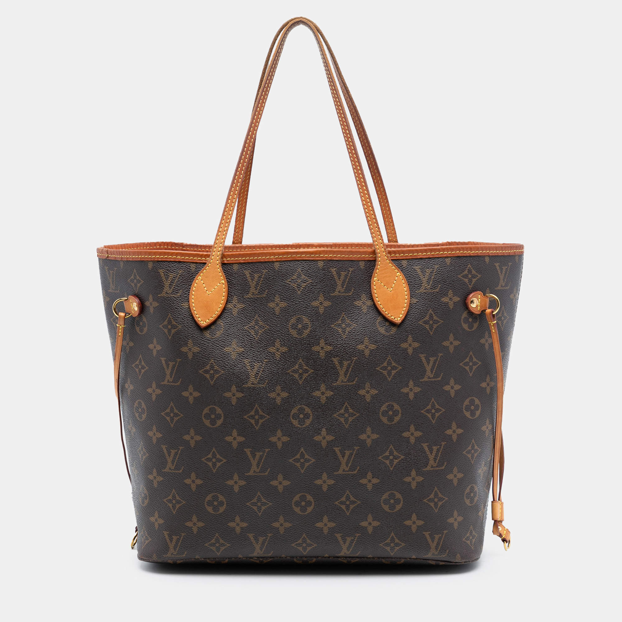 مملوكة مسبقًا Louis Vuitton Brown Monogram Neverfull MM