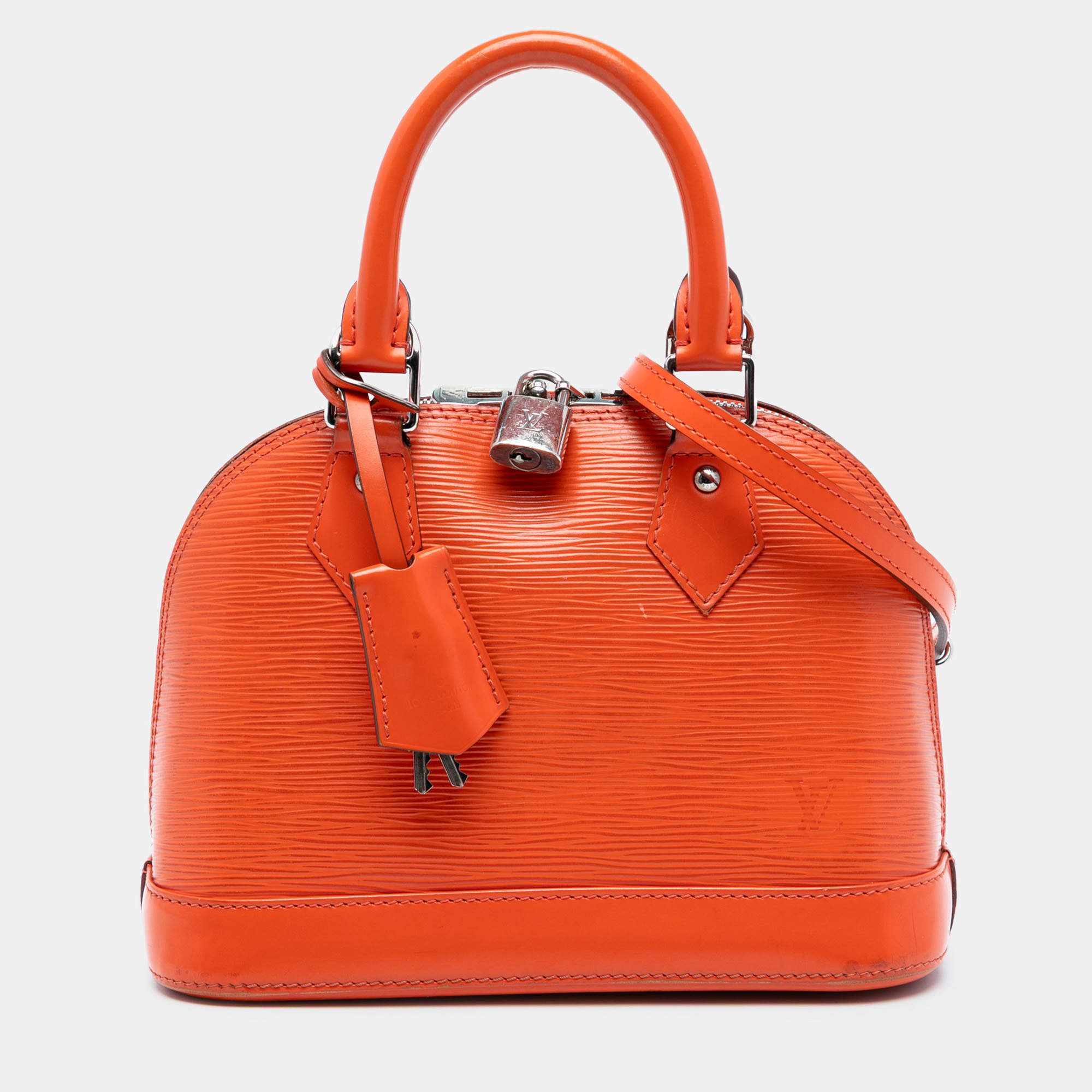 مملوكة مسبقًا Louis Vuitton Orange Epi Alma BB