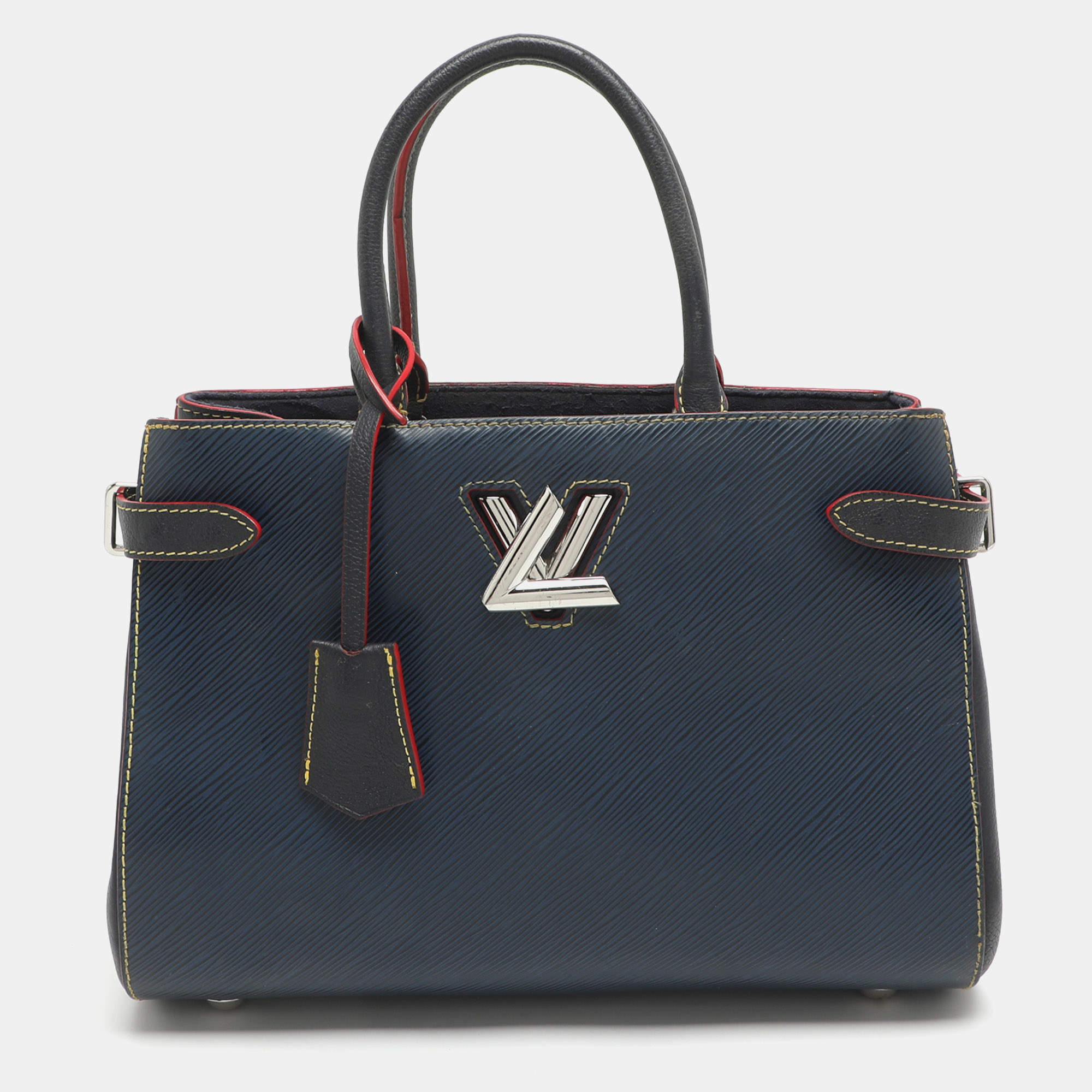 مملوكة مسبقًا Louis Vuitton Twist Indigo Epi Leather Tote Bag